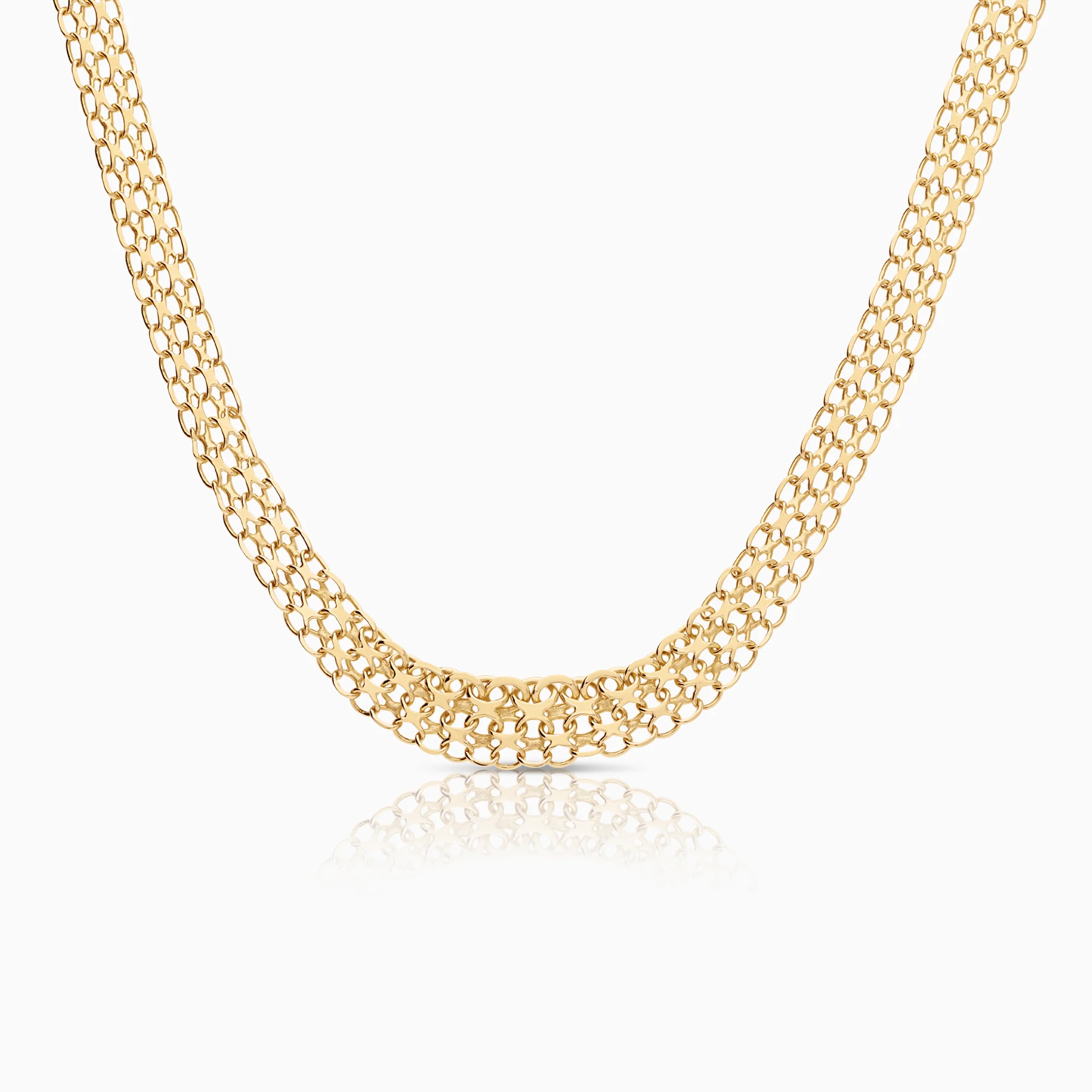 X-link necklace 15.83g 18K gold