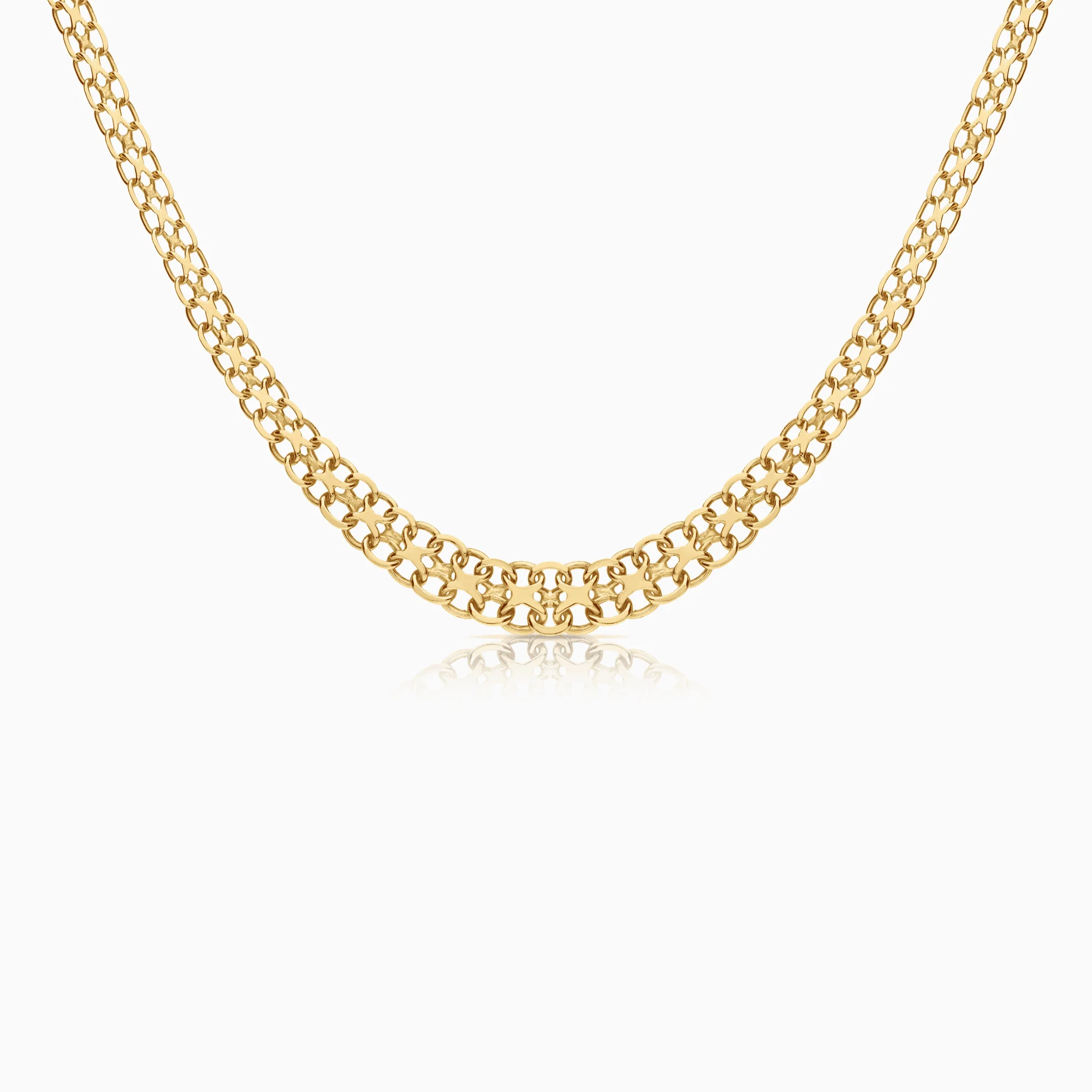 X-link necklace 15.02g 18K gold