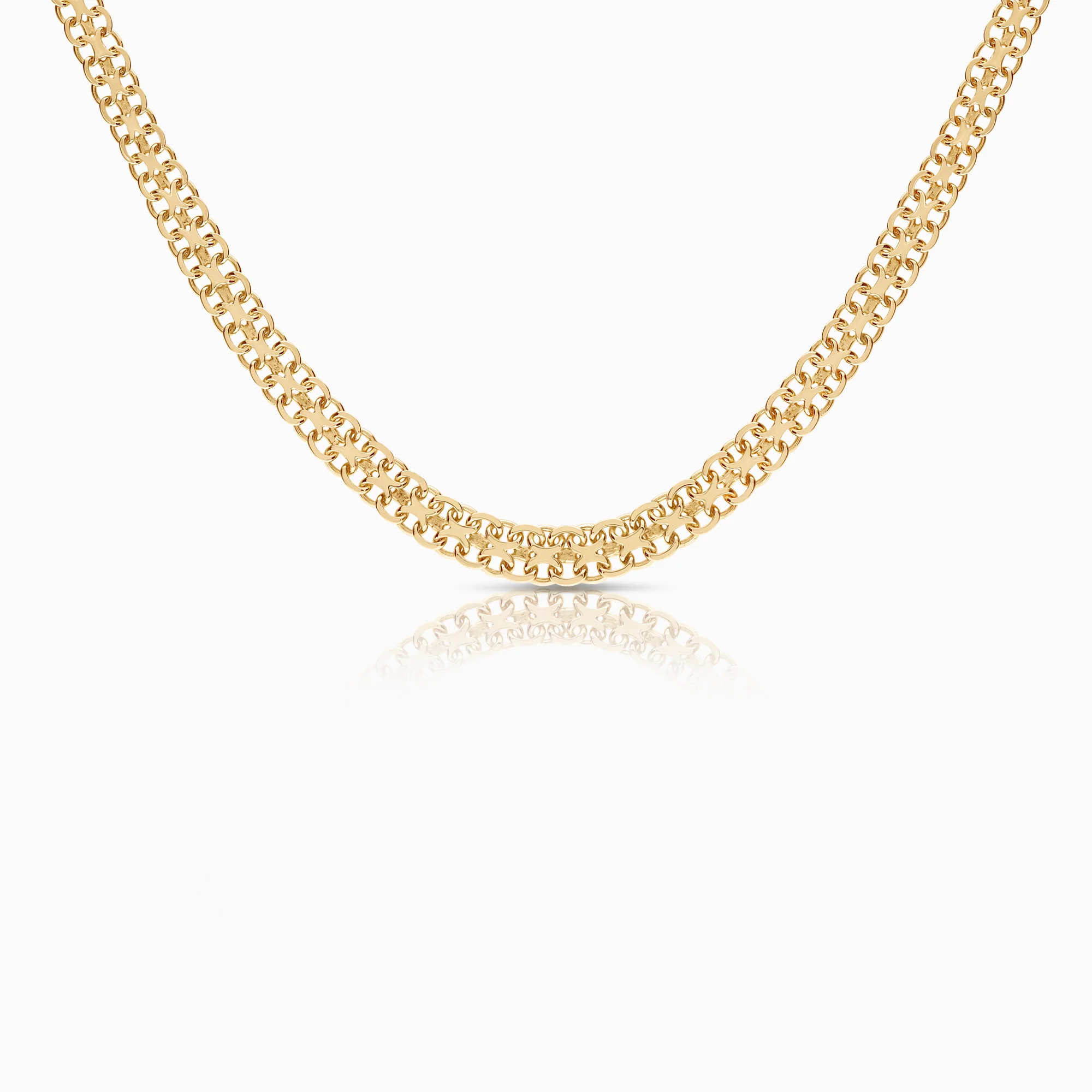 X-link necklace 15.05g 18K gold