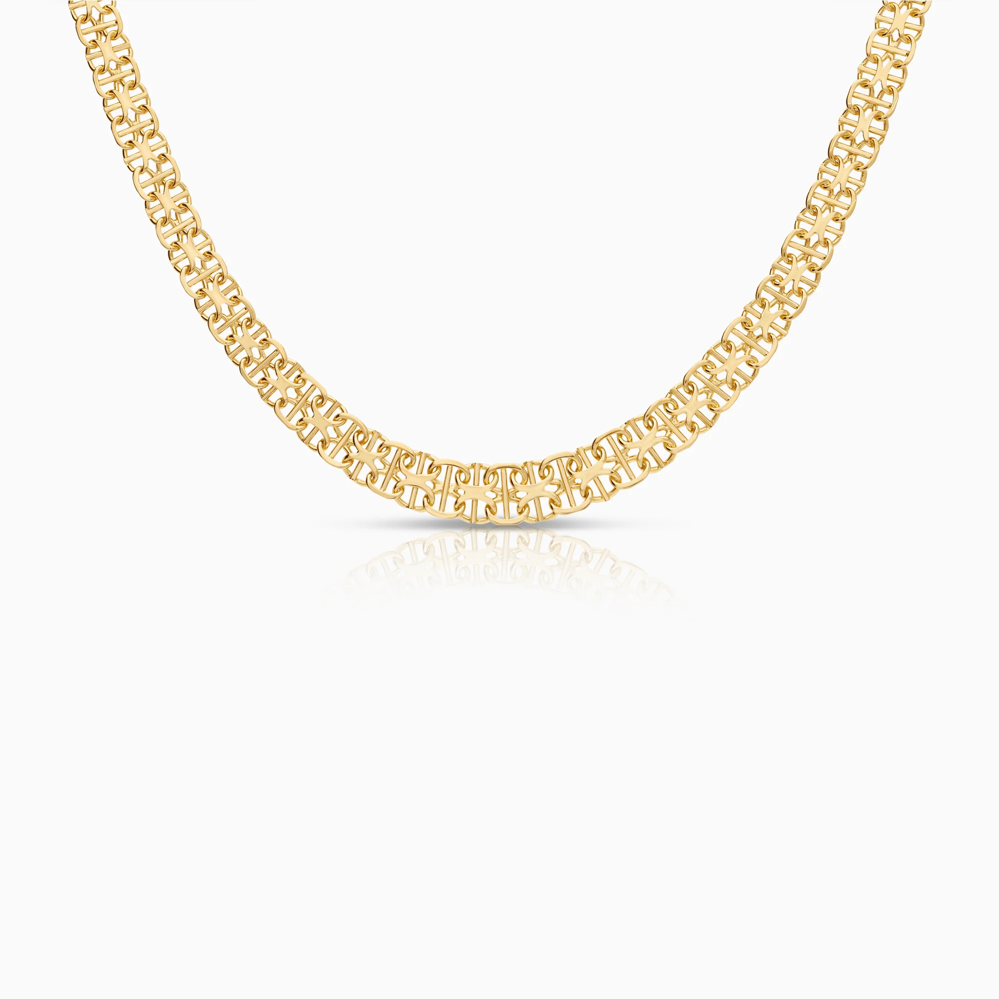 X-link Necklace 16.28g 18K Gold