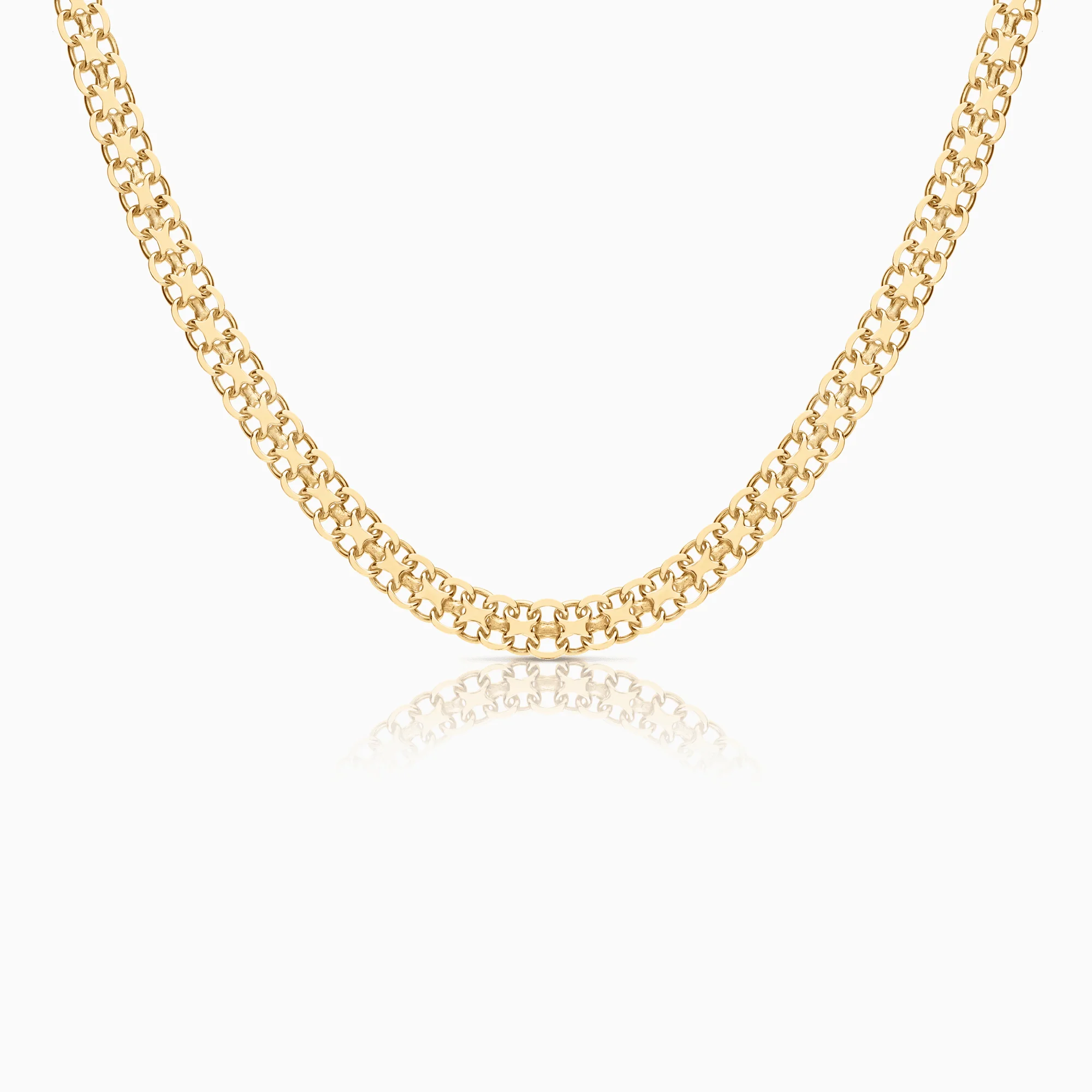 X-link necklace 16.23g 18K gold