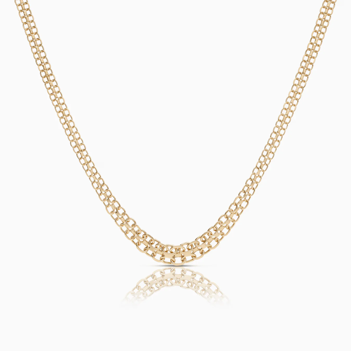 X-link necklace 16.80g 18K gold