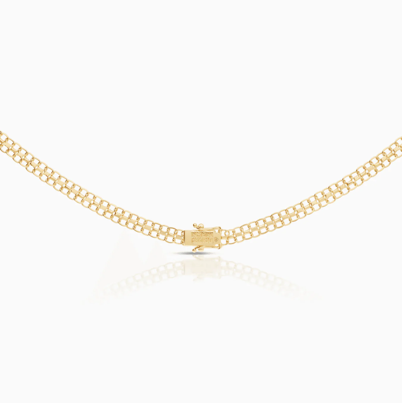 X-link necklace 16.80g 18K gold - Image 2
