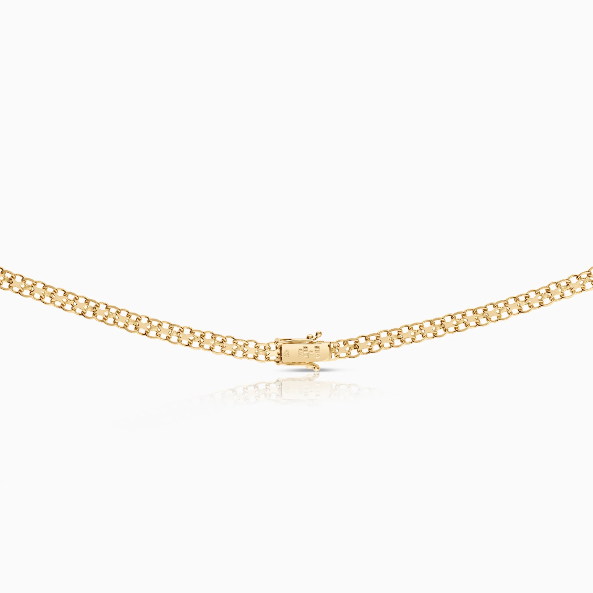 X-link necklace, 17.06g, 18K gold - Image 2