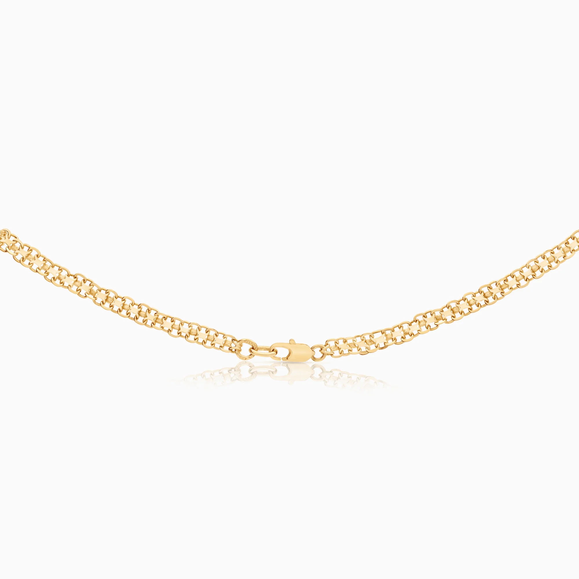 X-link necklace, 17.06g, 18K gold - Image 2