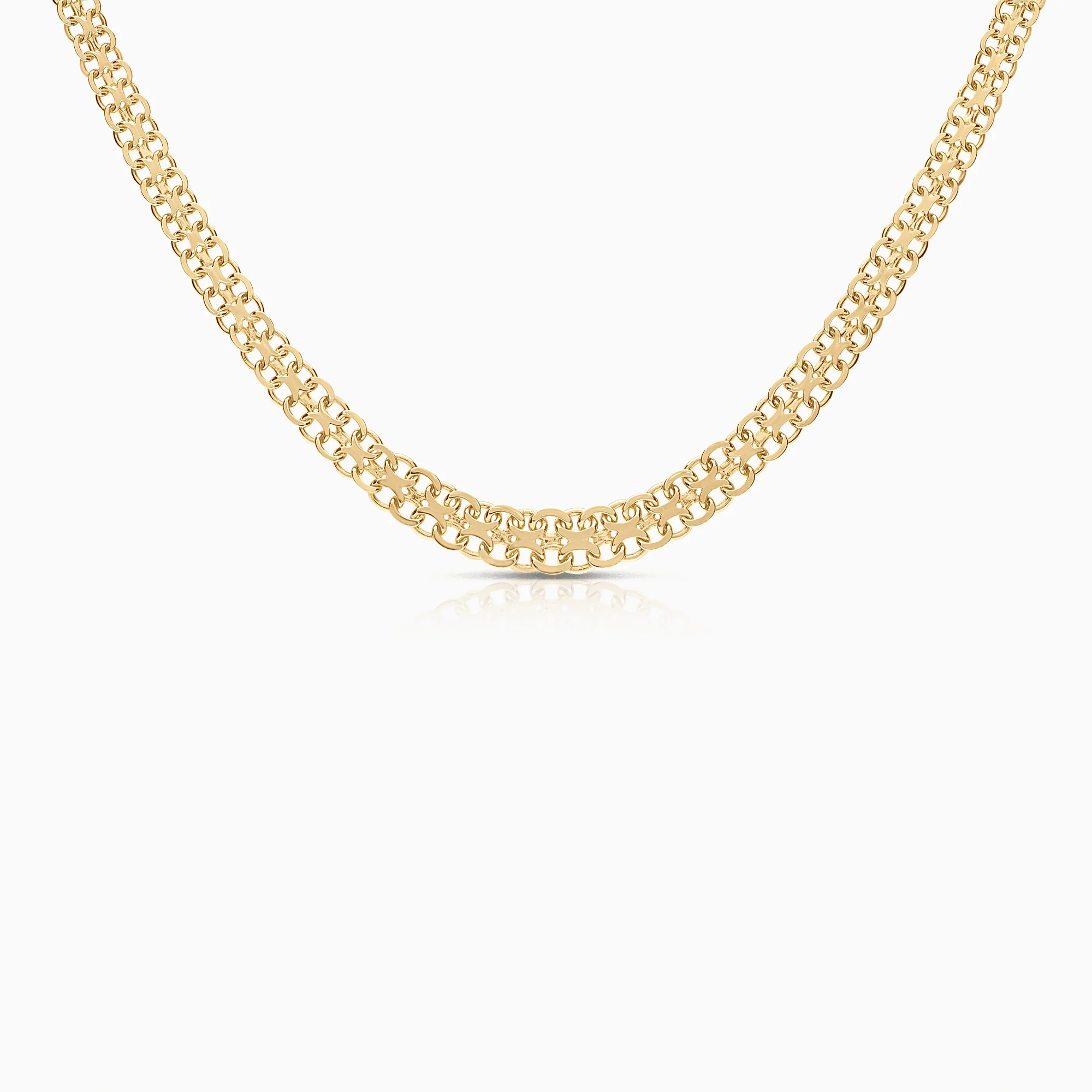 X-link necklace 17.26g 18K gold