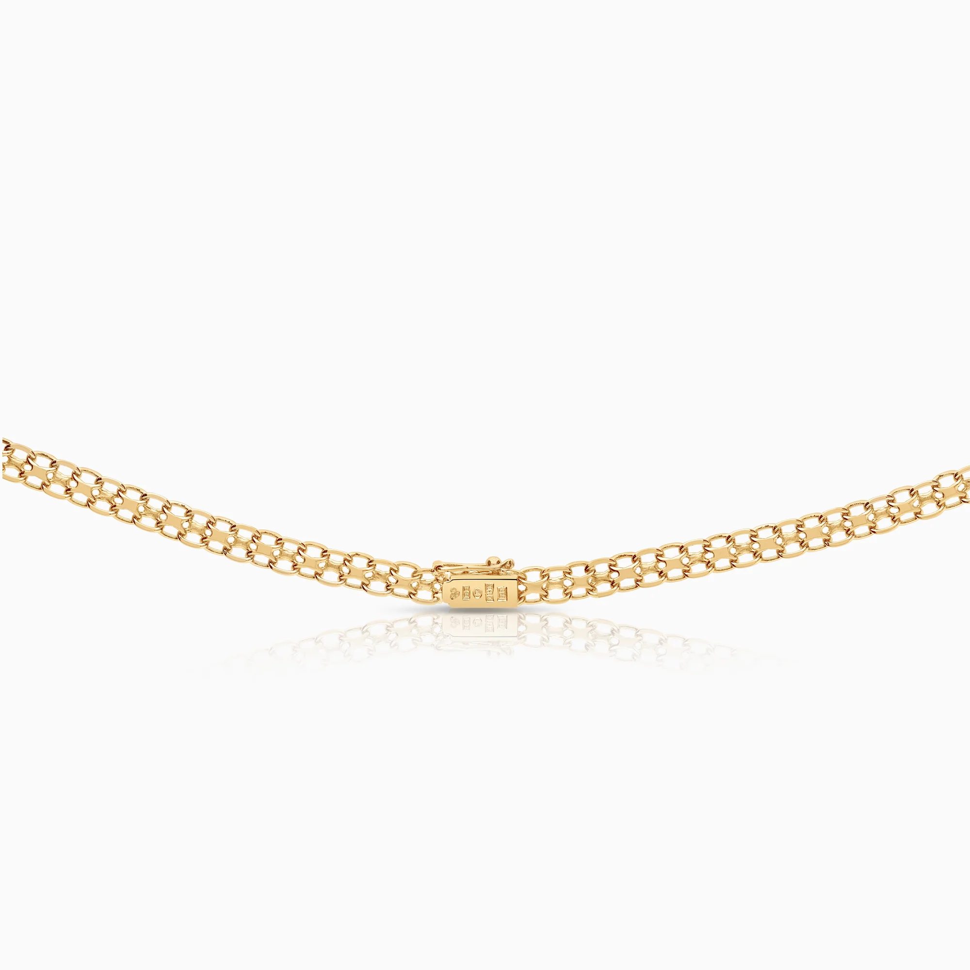 X-link necklace 22.86g 18K gold - Image 2