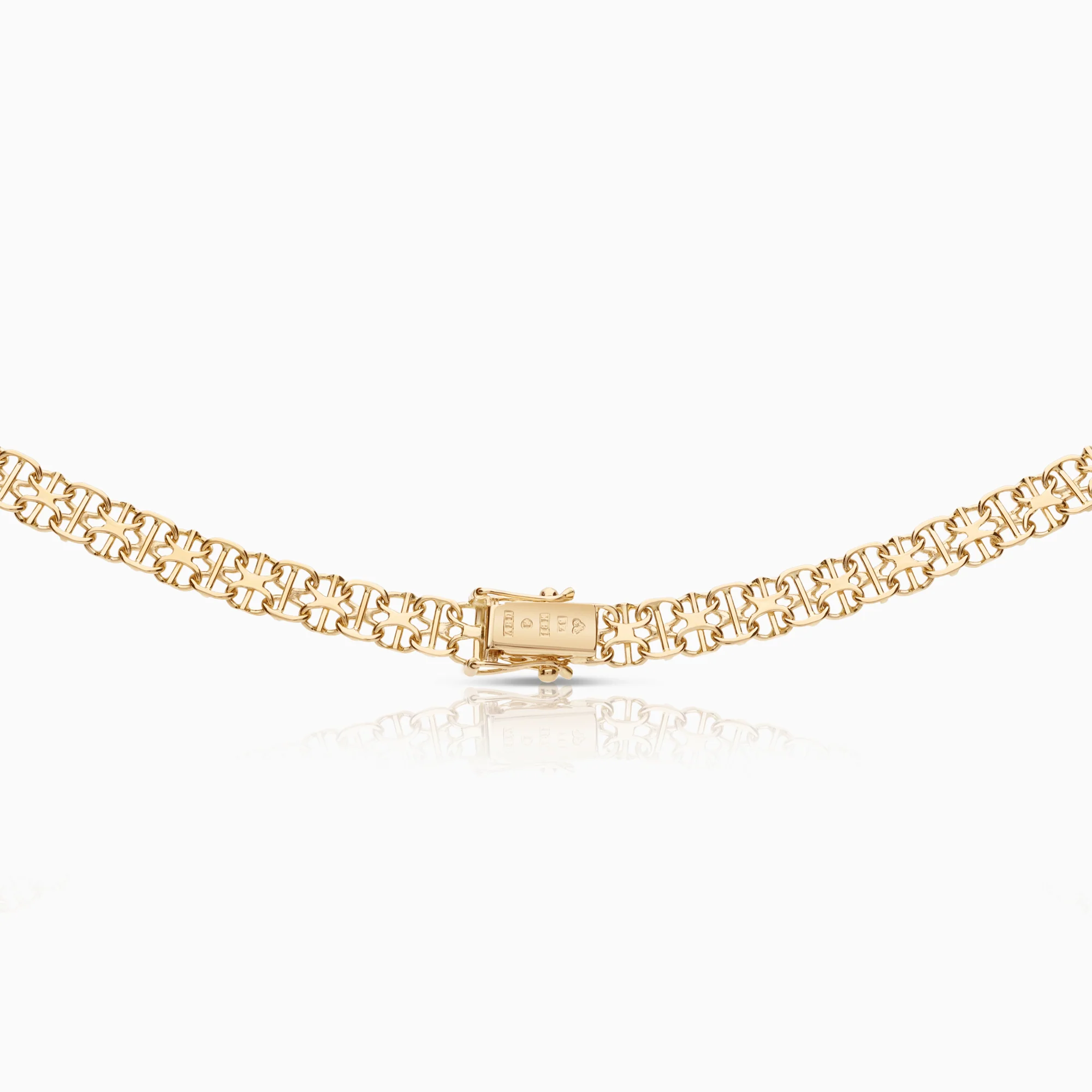 X-link necklace 23.54g 18K gold - Image 2