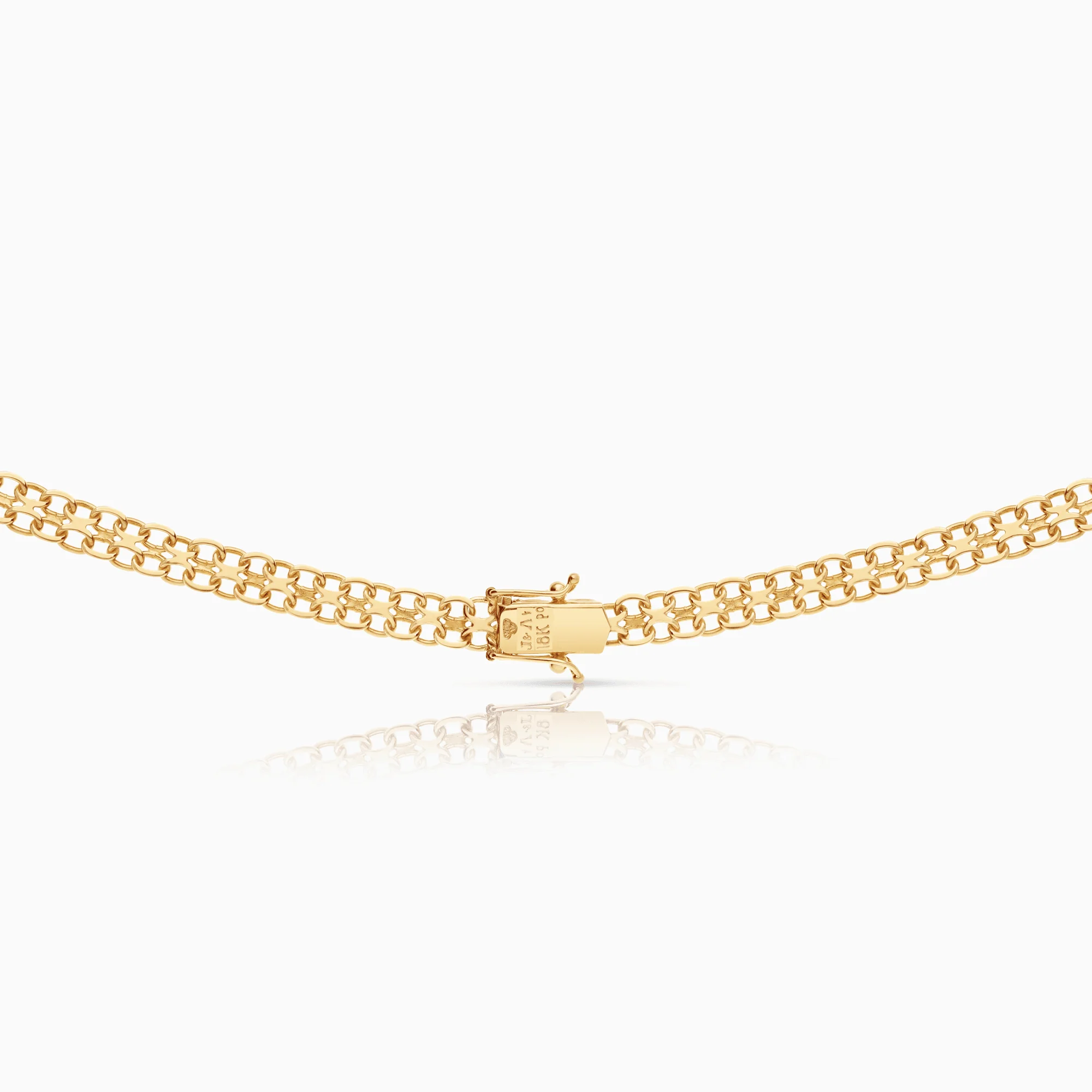 X-Link Necklace 23.98g 18K Gold - Image 2