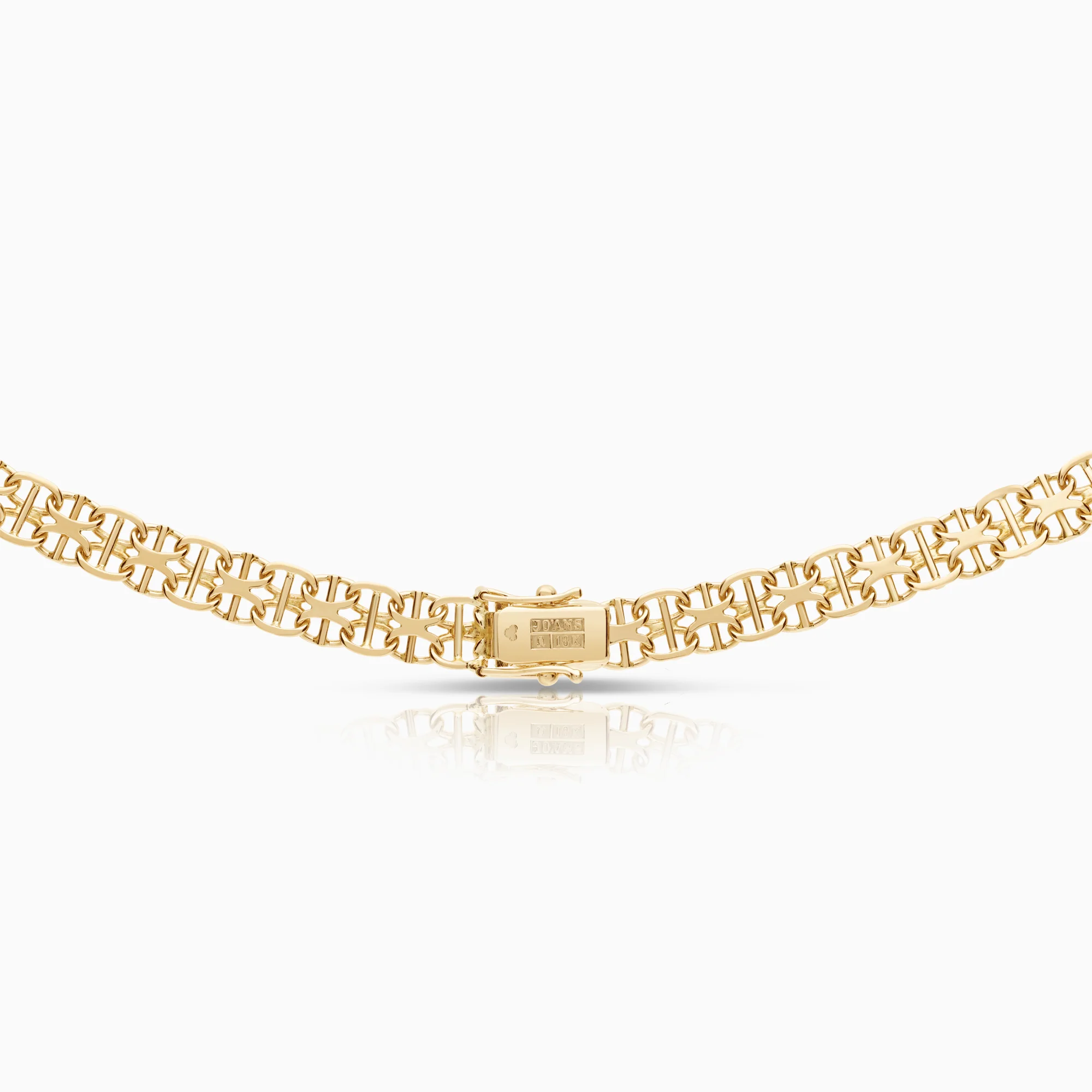 X-link with bar necklace 24.79g 18K gold - Image 2