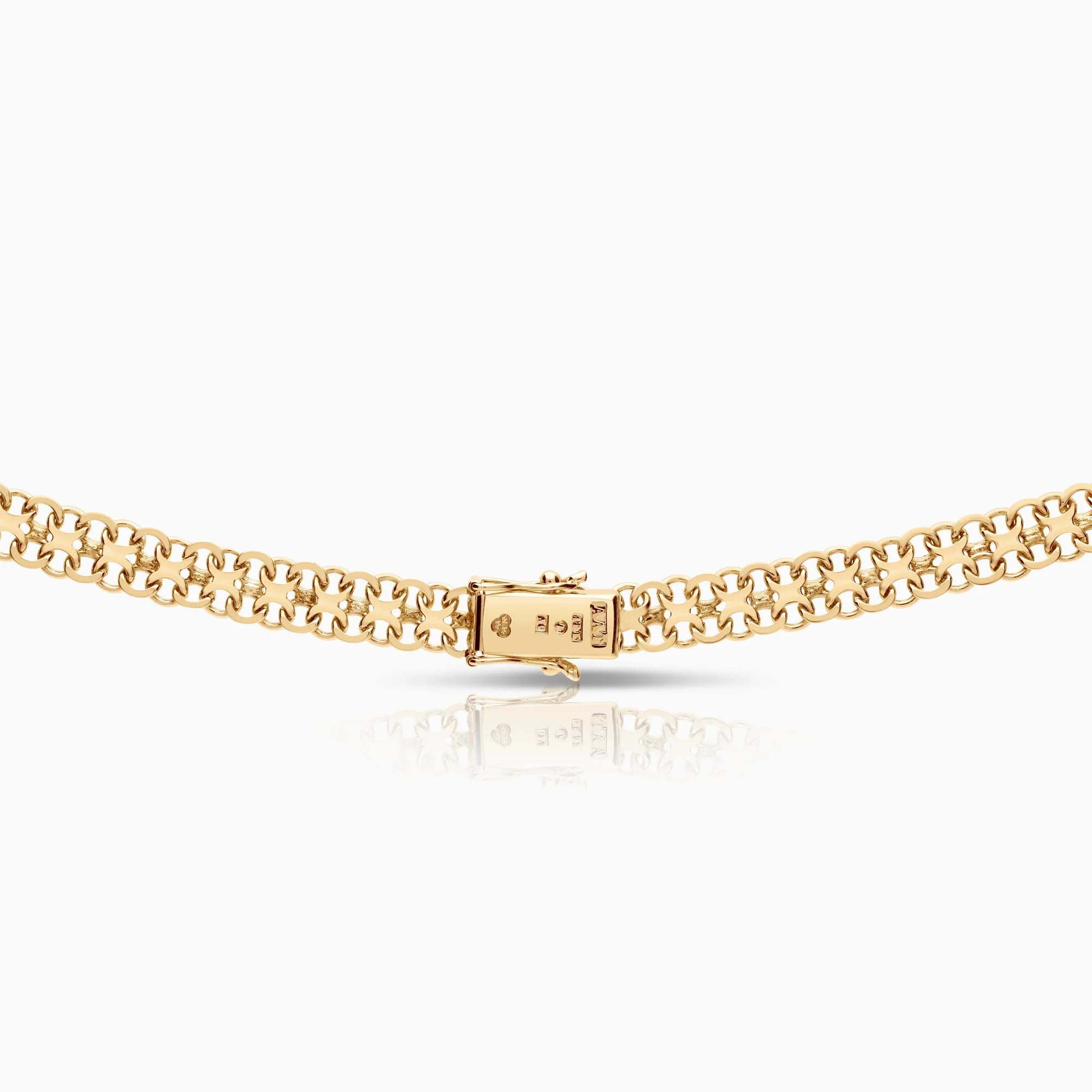 X-link necklace 24.91g 18K gold - Image 2