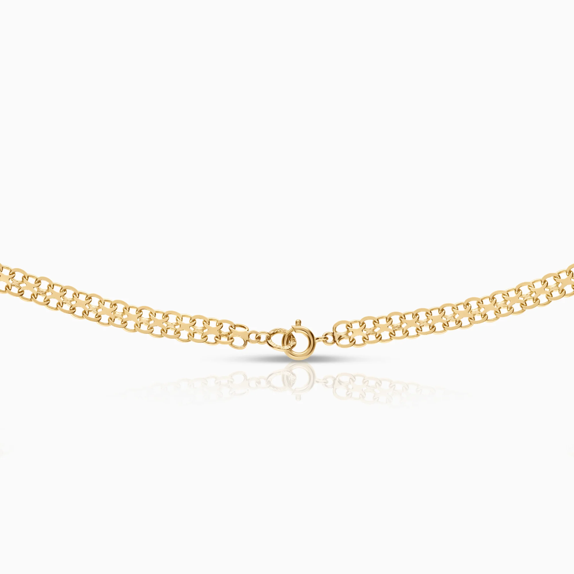 X-link necklace 22.52g 18K gold - Image 2
