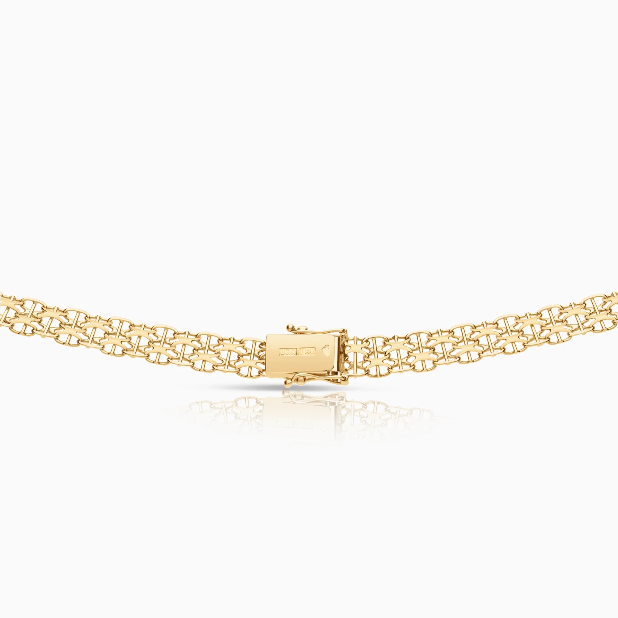X-link necklace 25.00g 18K gold - Image 2