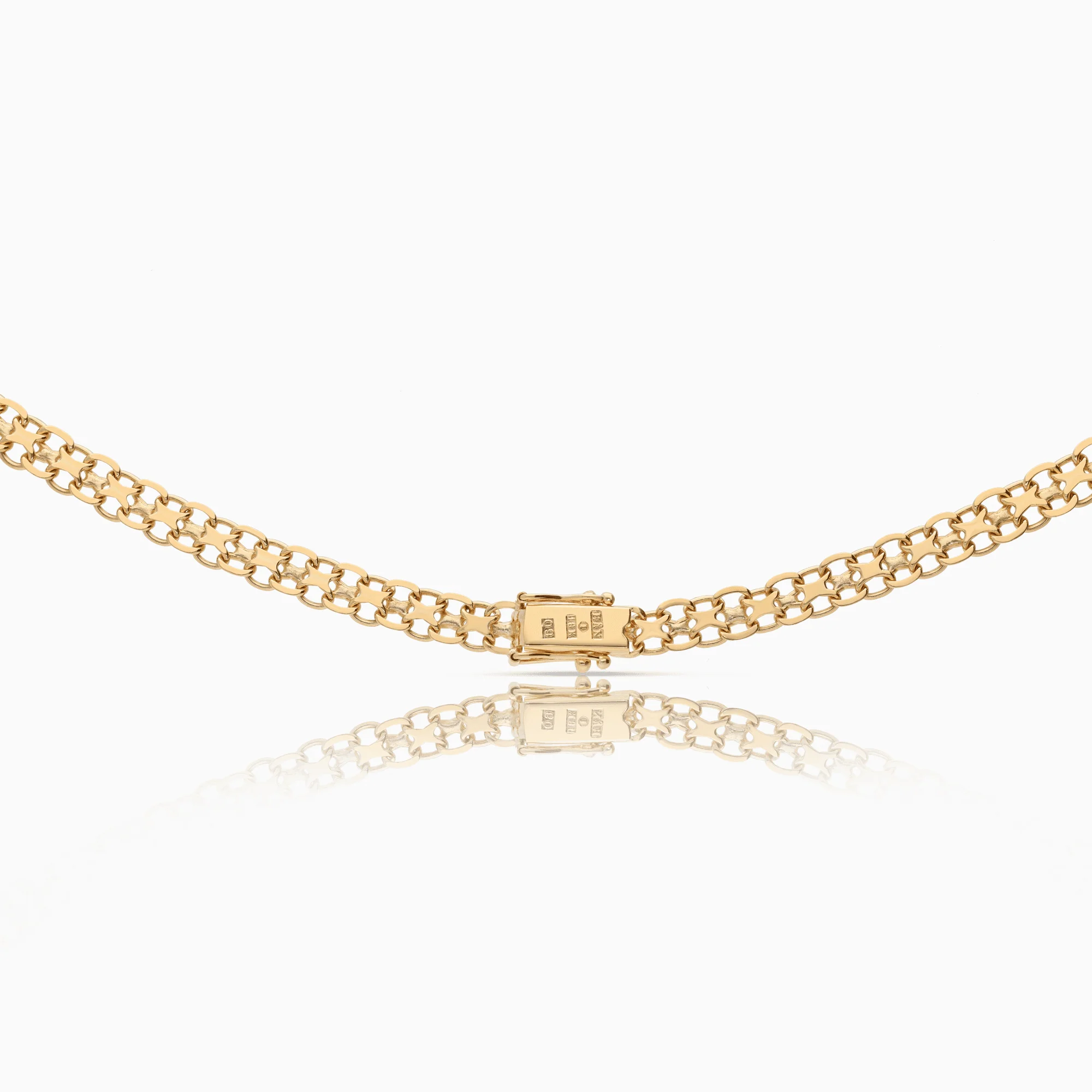 X-link necklace 25.05g 18K gold - Image 2