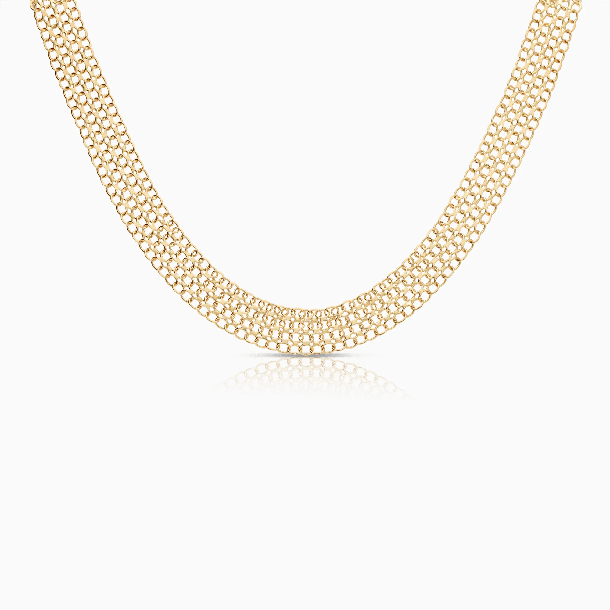 X-link necklace 25.86g 18K gold