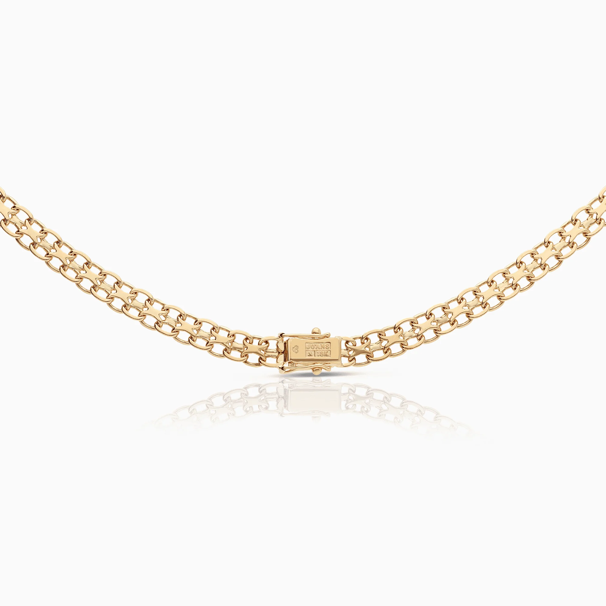 X-link necklace 26.95g 18K gold - Image 2