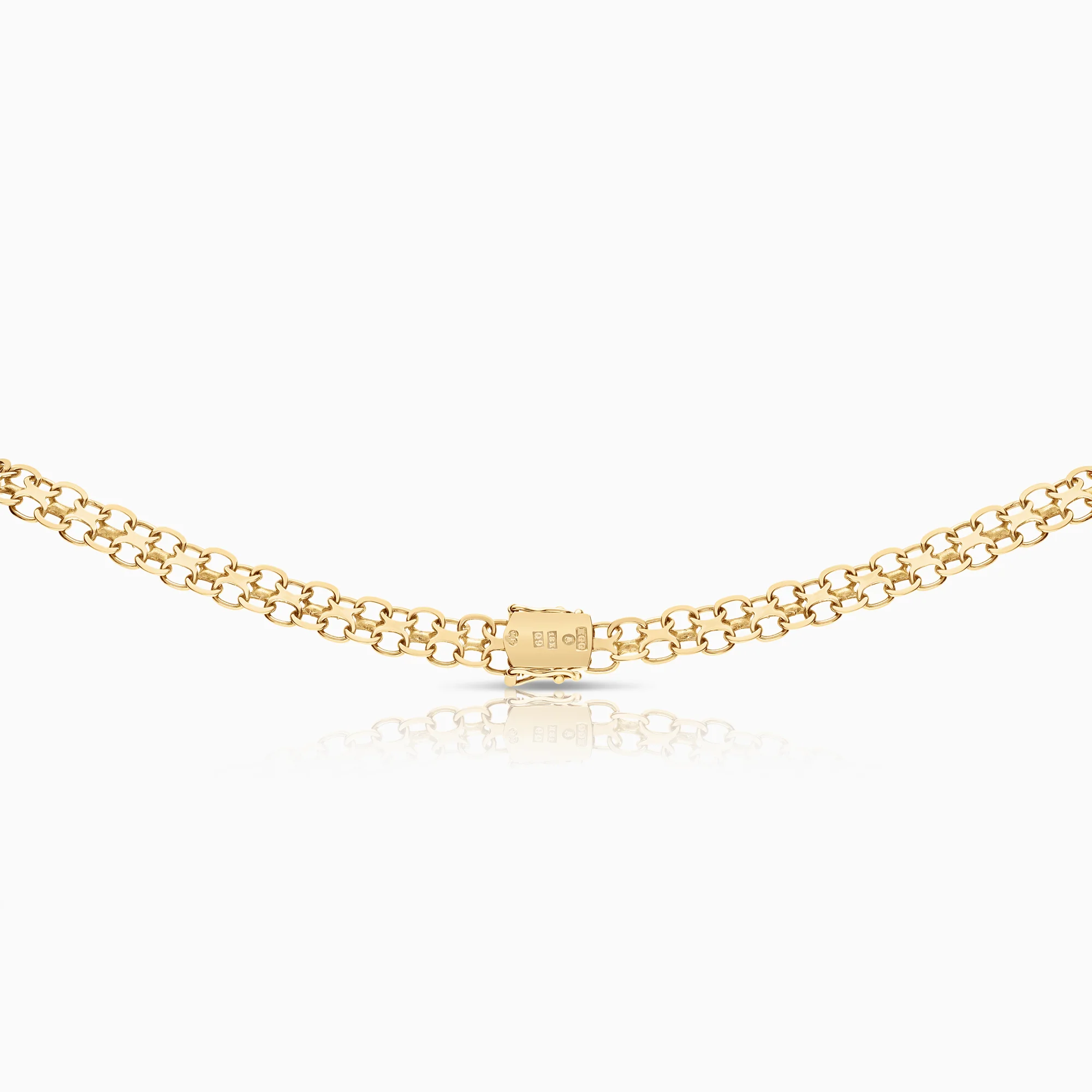 X-link necklace 28.15g 18K gold - Image 2