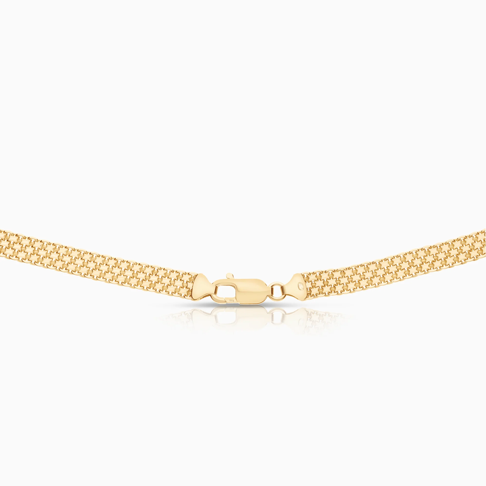 X-link necklace 29.36g 18K gold - Image 2