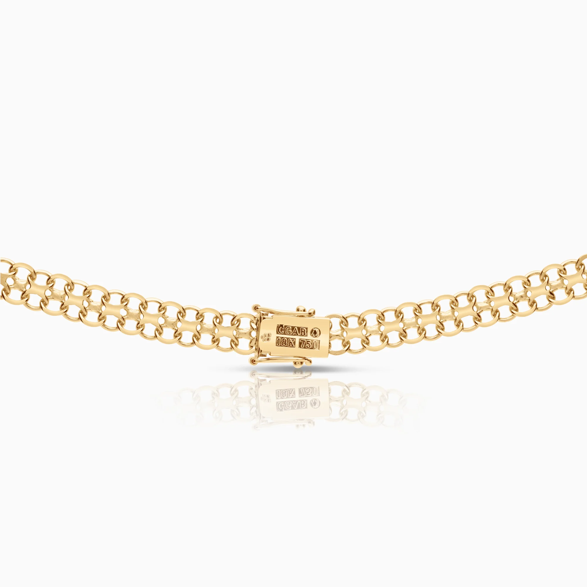 X-link necklace 30.71g 18K gold - Image 2