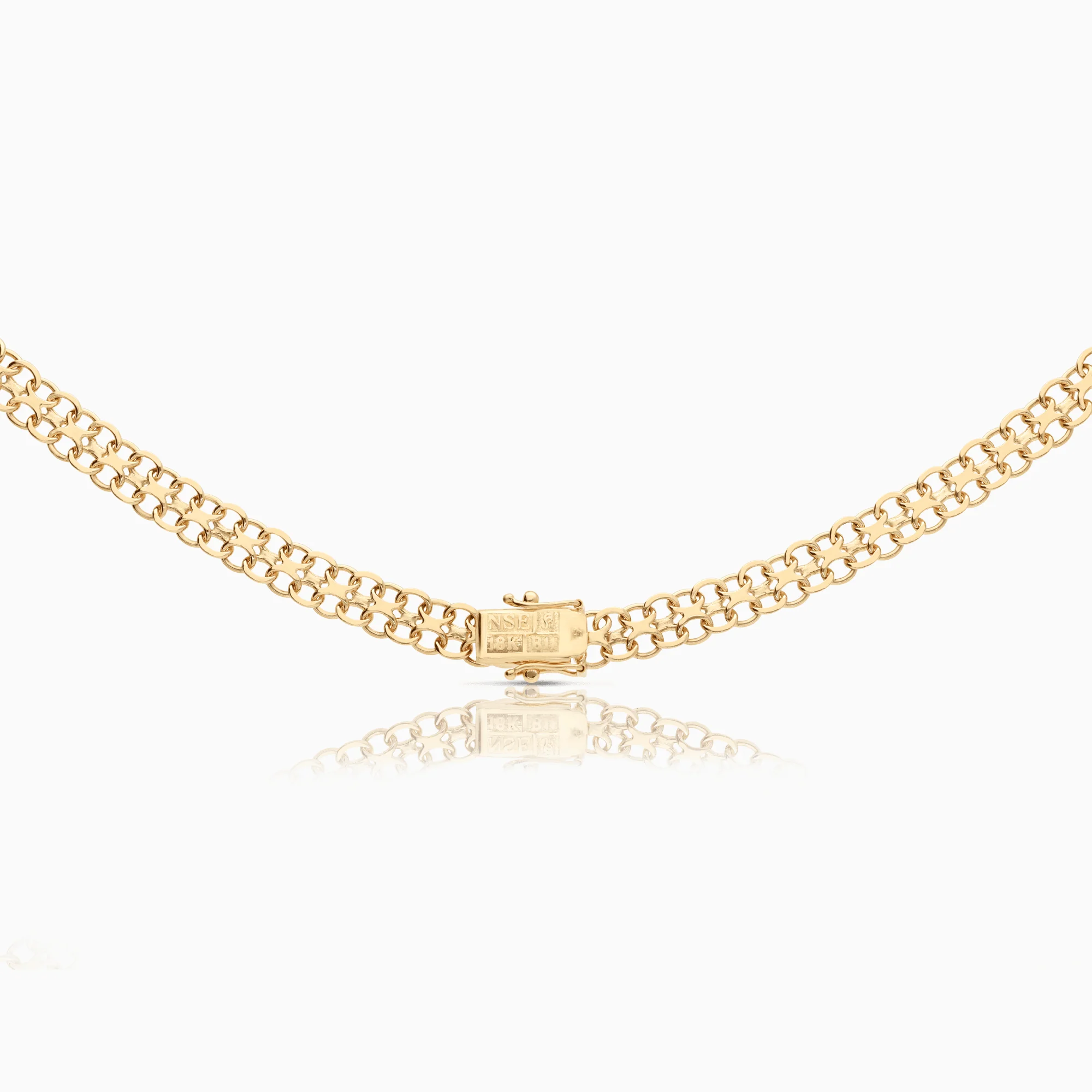 X-link necklace 31.12g 18K gold - Image 2
