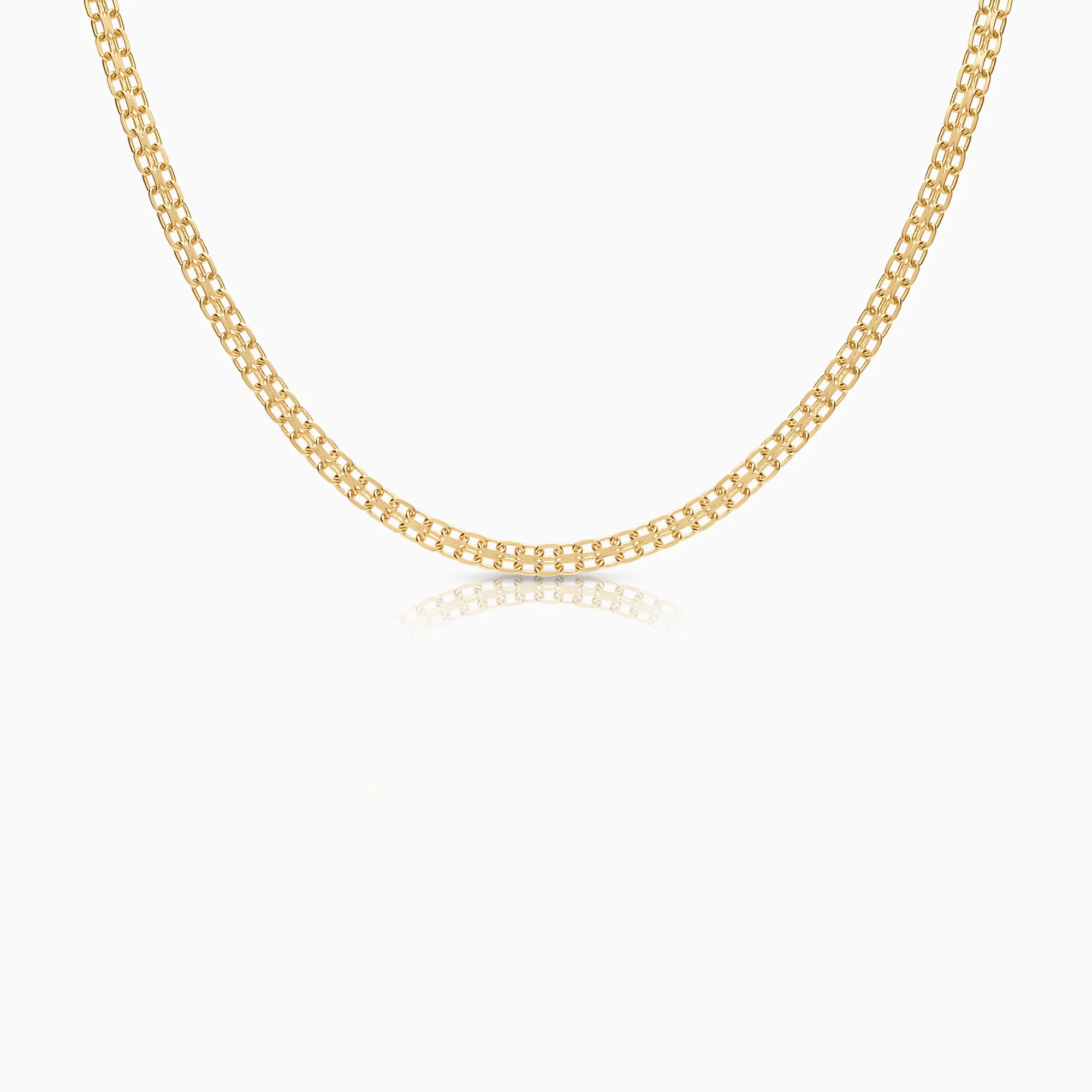 X-link necklace 8.76g 18K gold