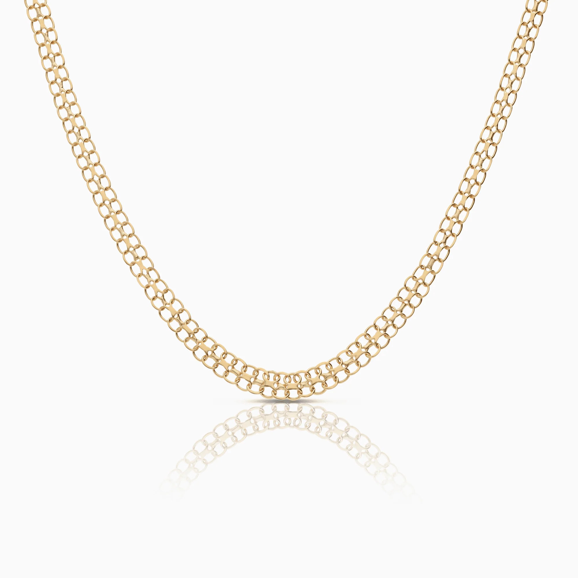 X-link necklace 8.52g 18K gold