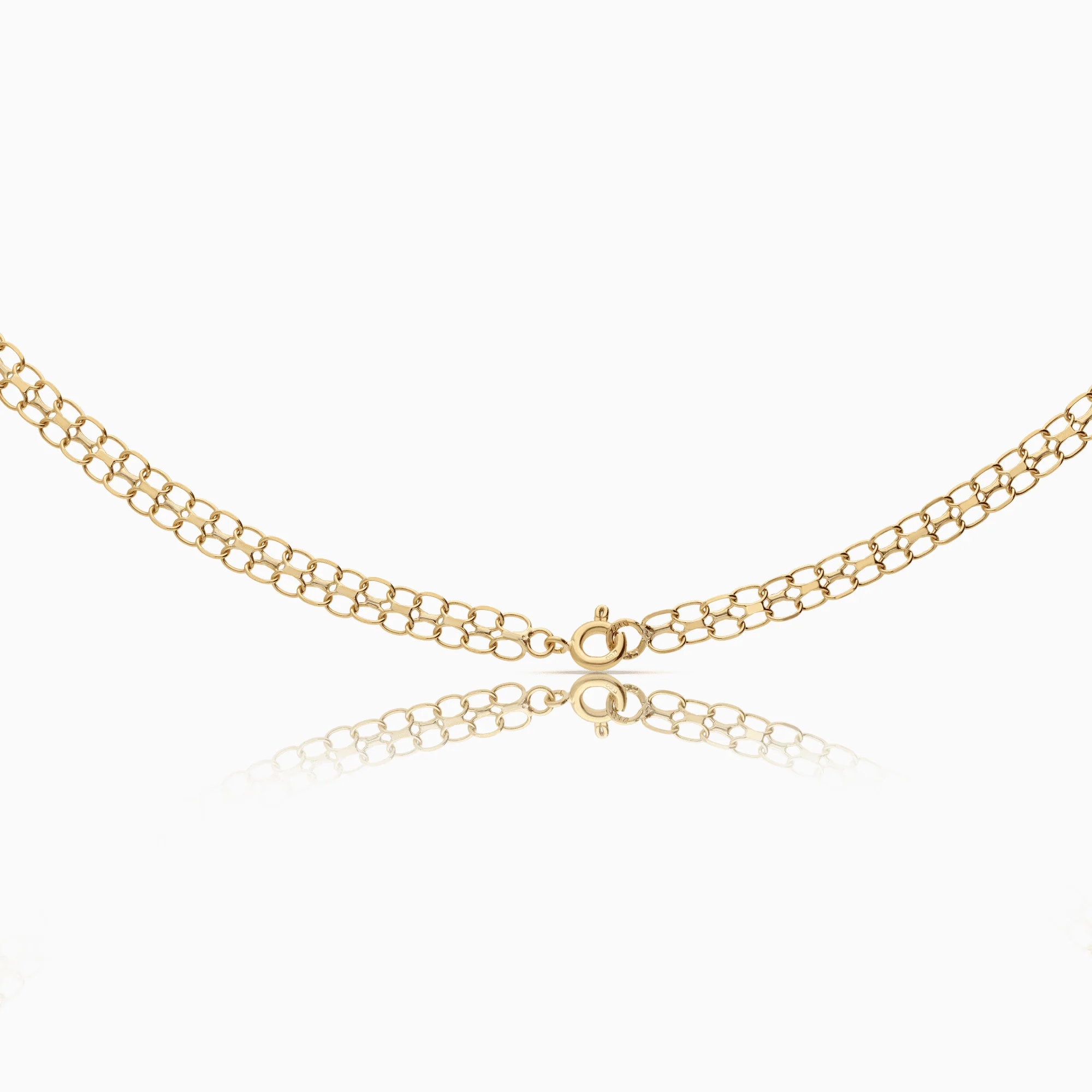 X-link necklace 8.52g 18K gold - Image 2