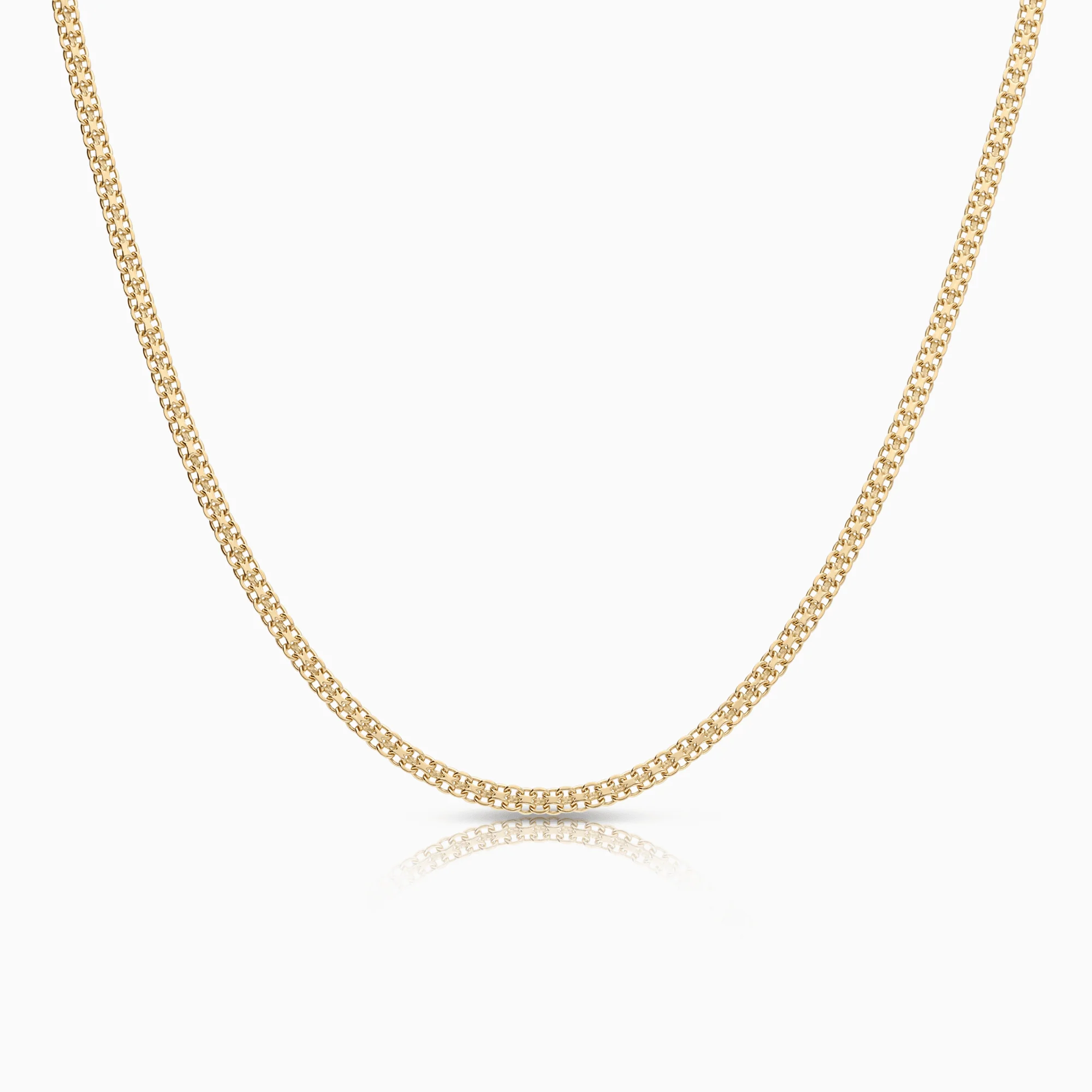 X-link necklace 9.62g 18K gold