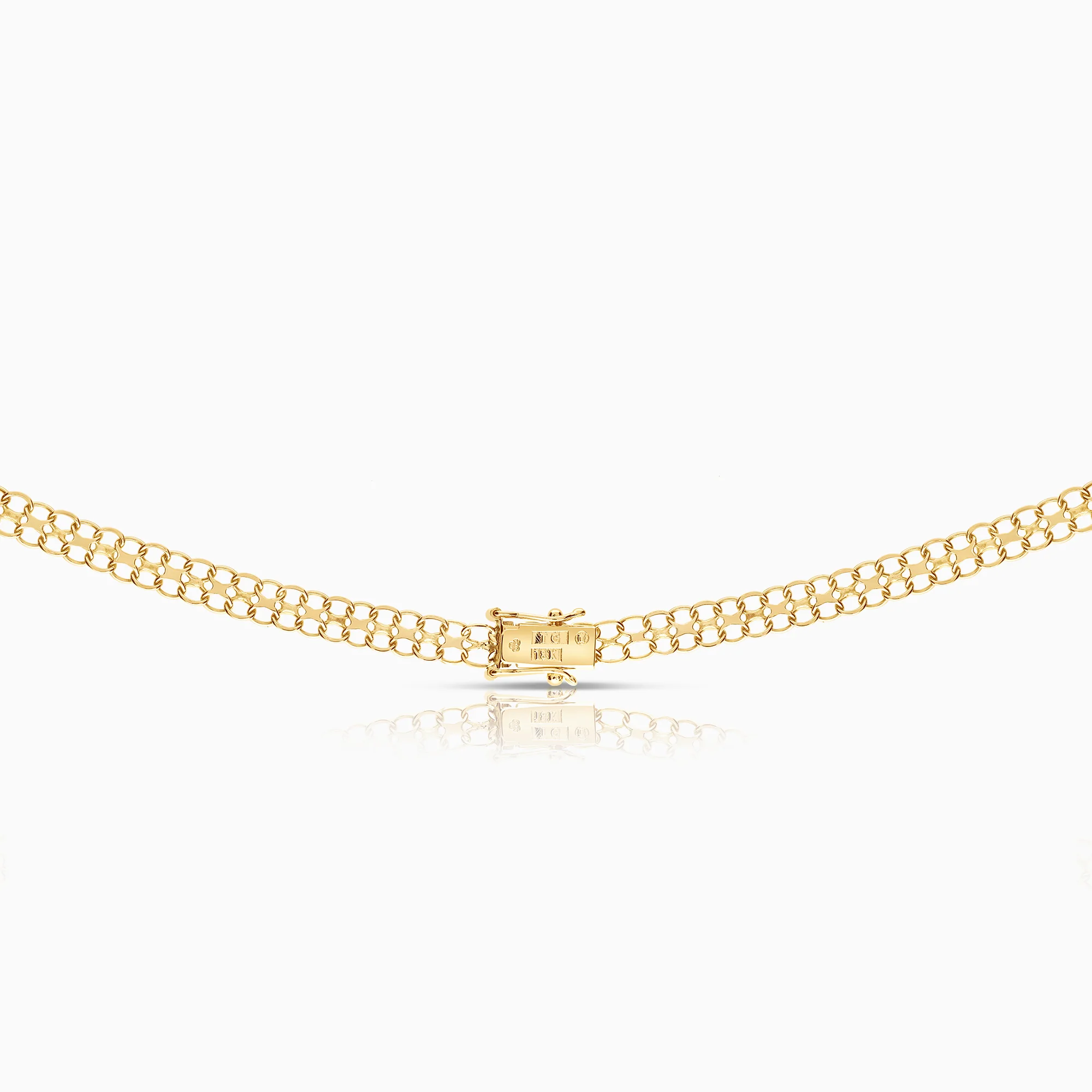 X-link necklace 9.71g 18K gold - Image 2