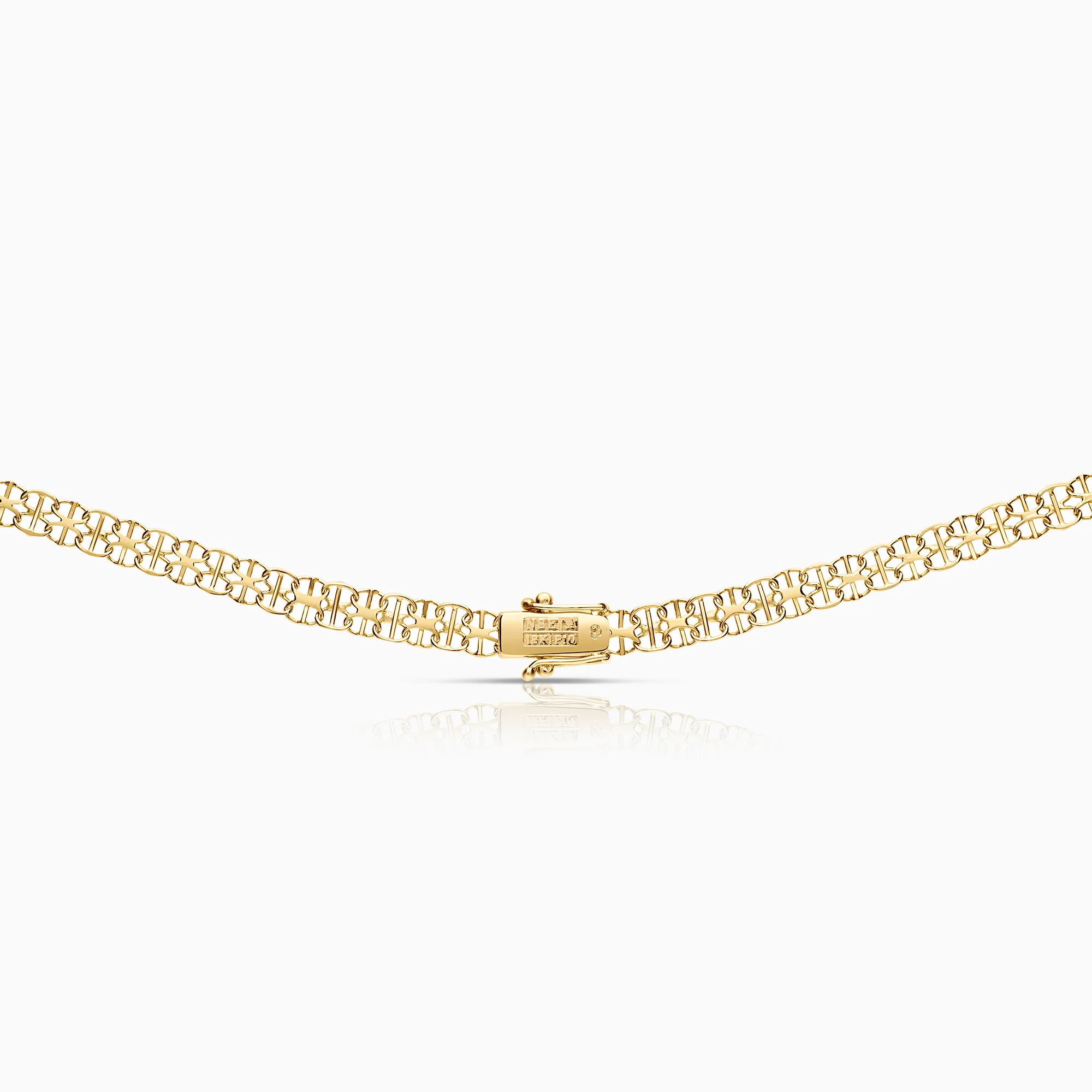 X-link necklace with bar 14.71g 18K gold - Image 2