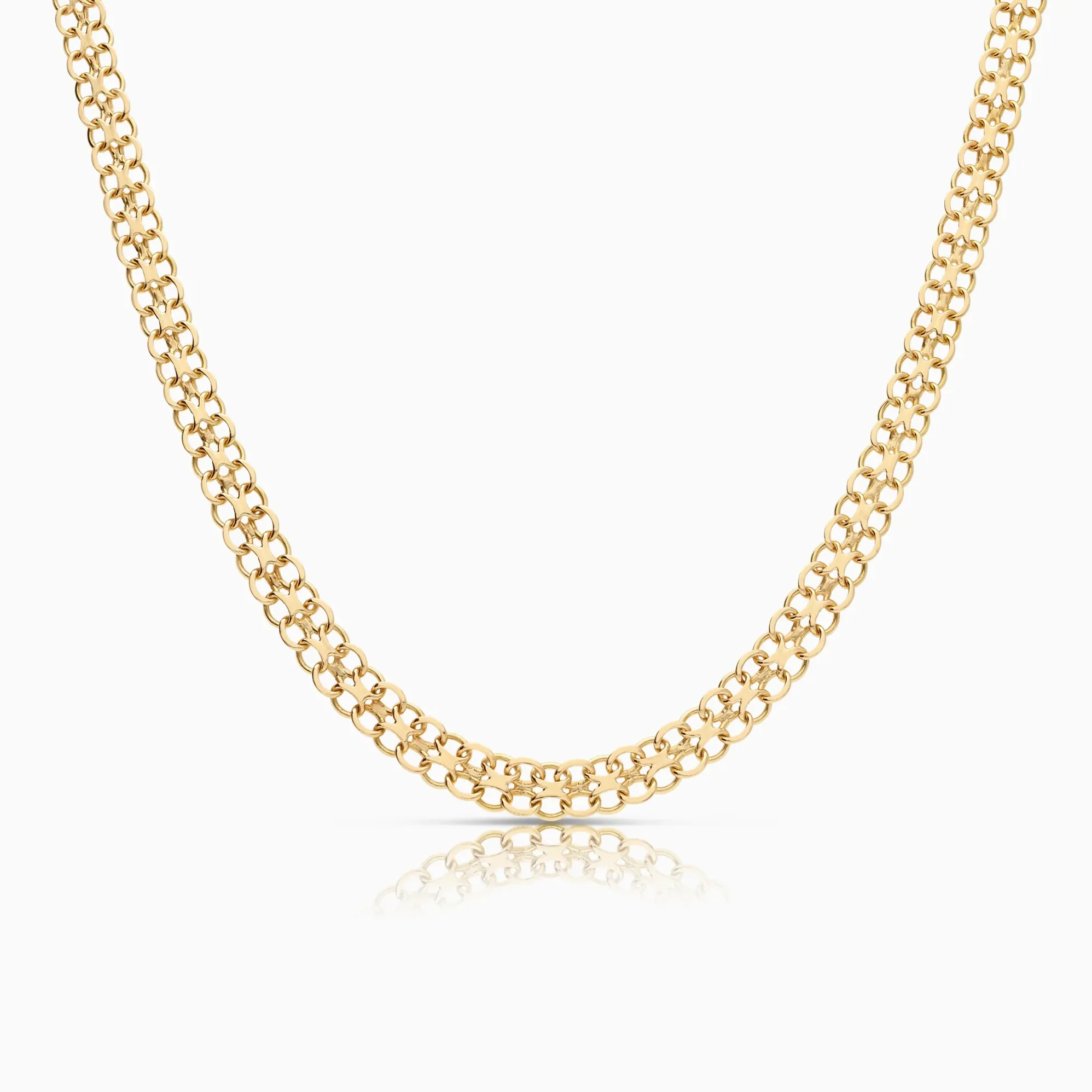 X-link necklace 20.10g 18K gold