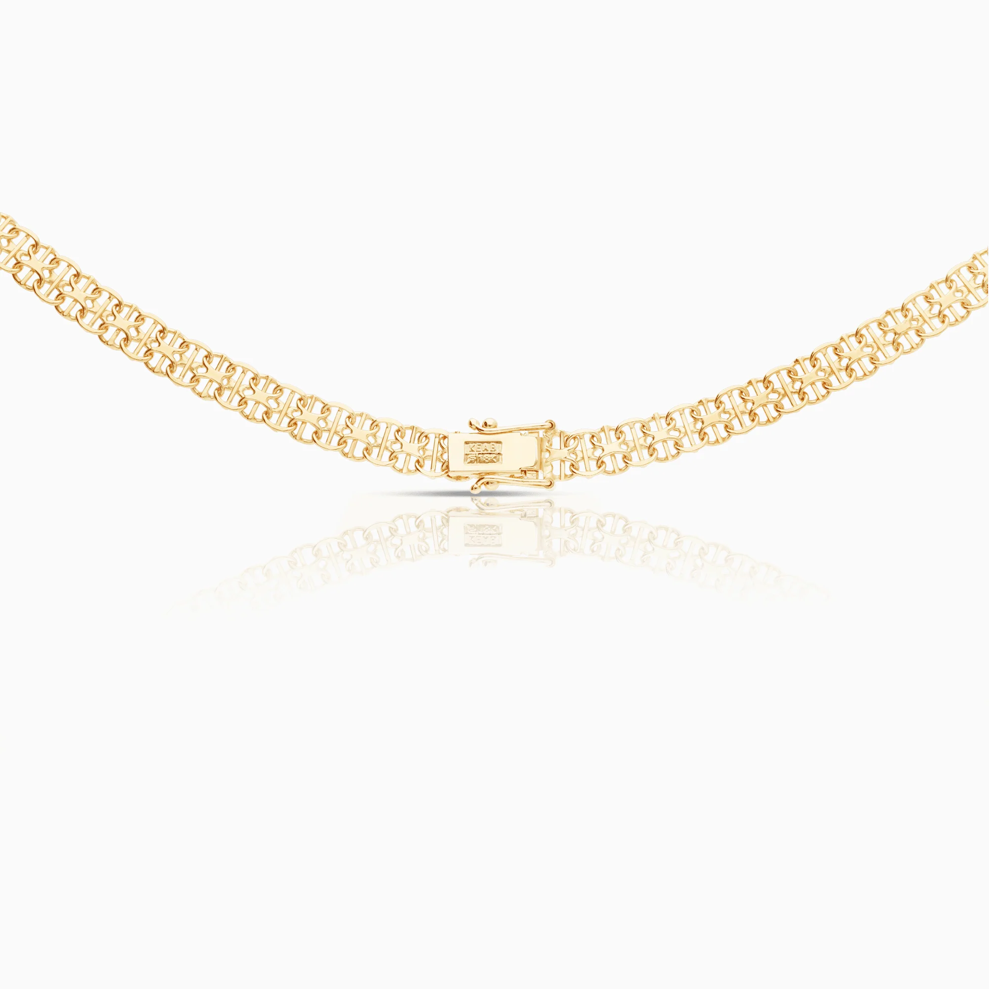 X-Link Necklace with Bar 21.17g 18K Gold - Image 2