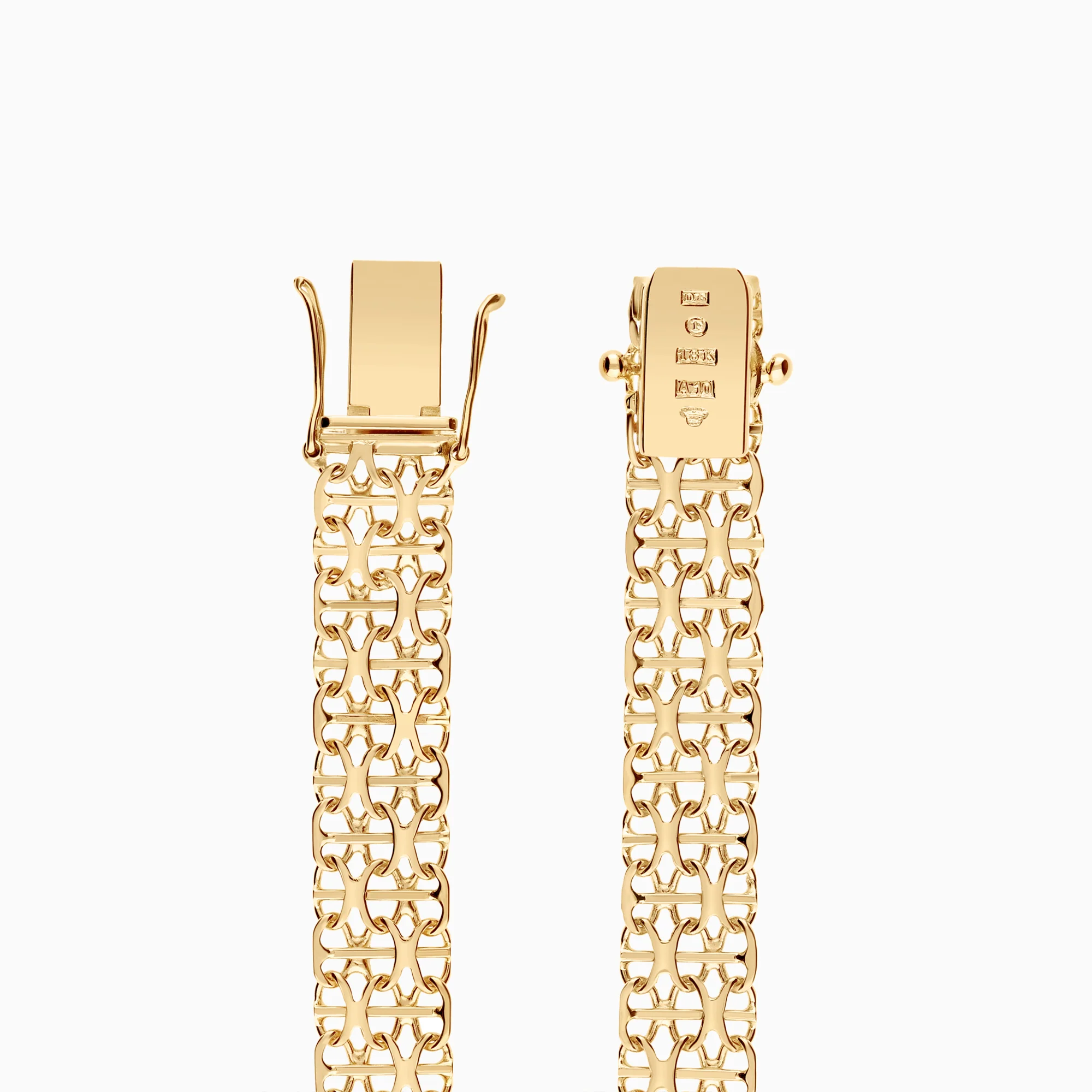 X-link with bar bracelet 10.08g 18K gold - Image 2