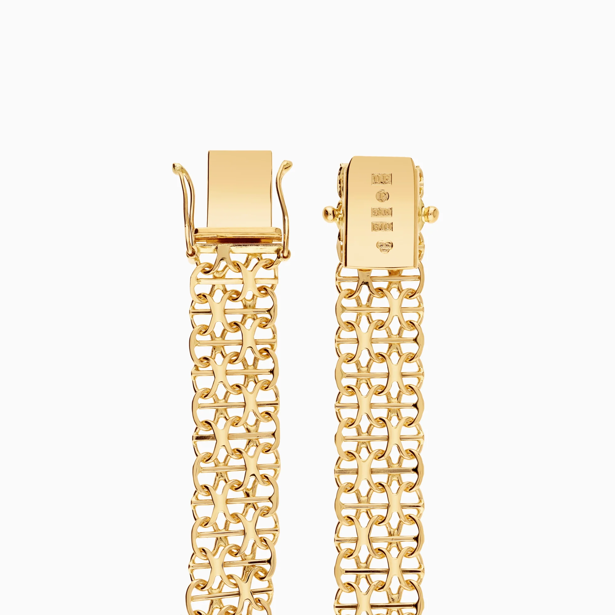 X-link with bar bracelet 11.67g 18K gold - Image 2