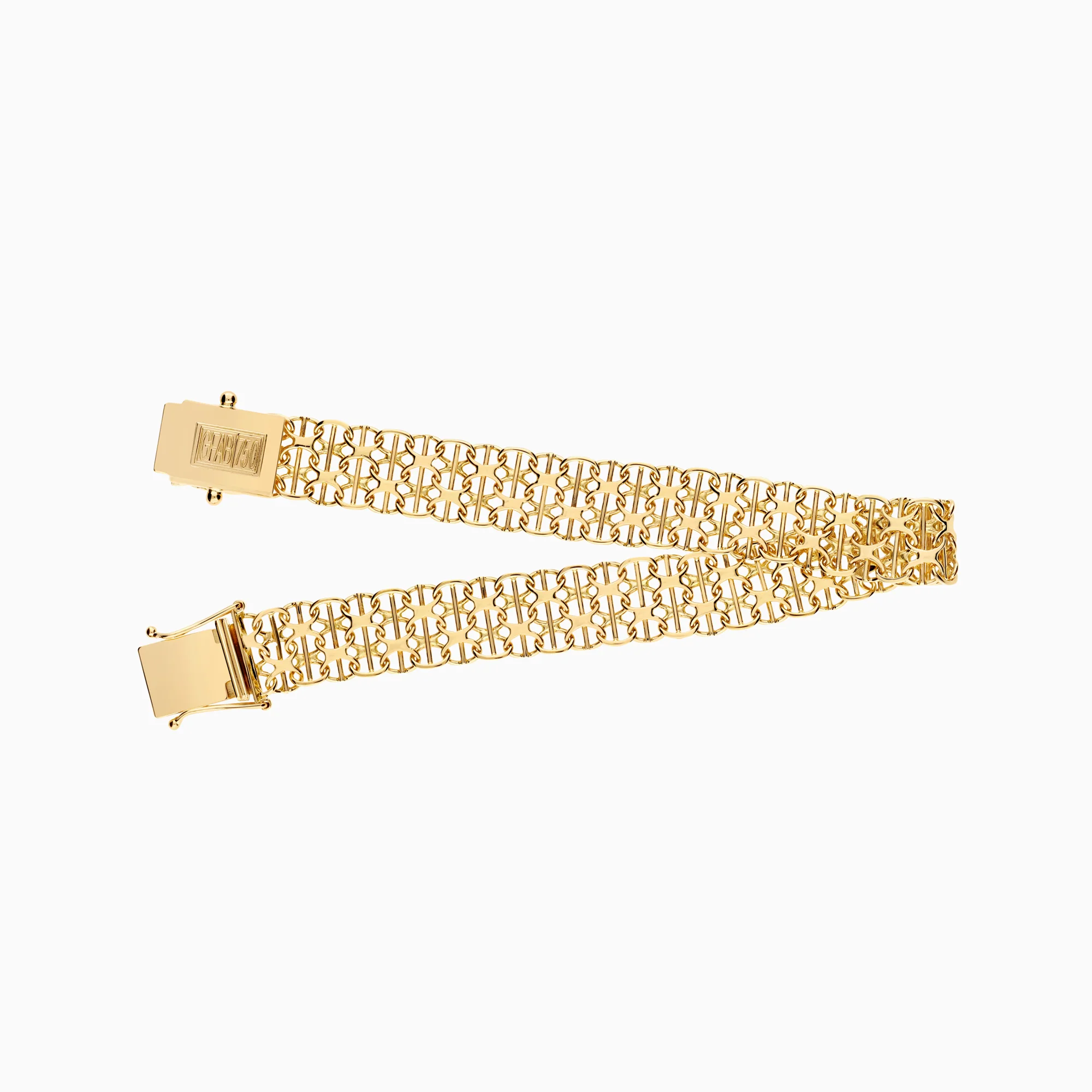 X-link with bar bracelet 12.27g 18K gold - Image 2