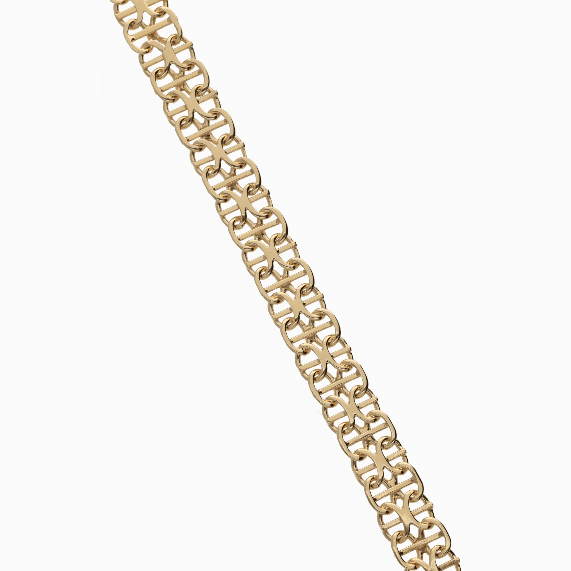 X-link bar bracelet 12.15g 18K gold