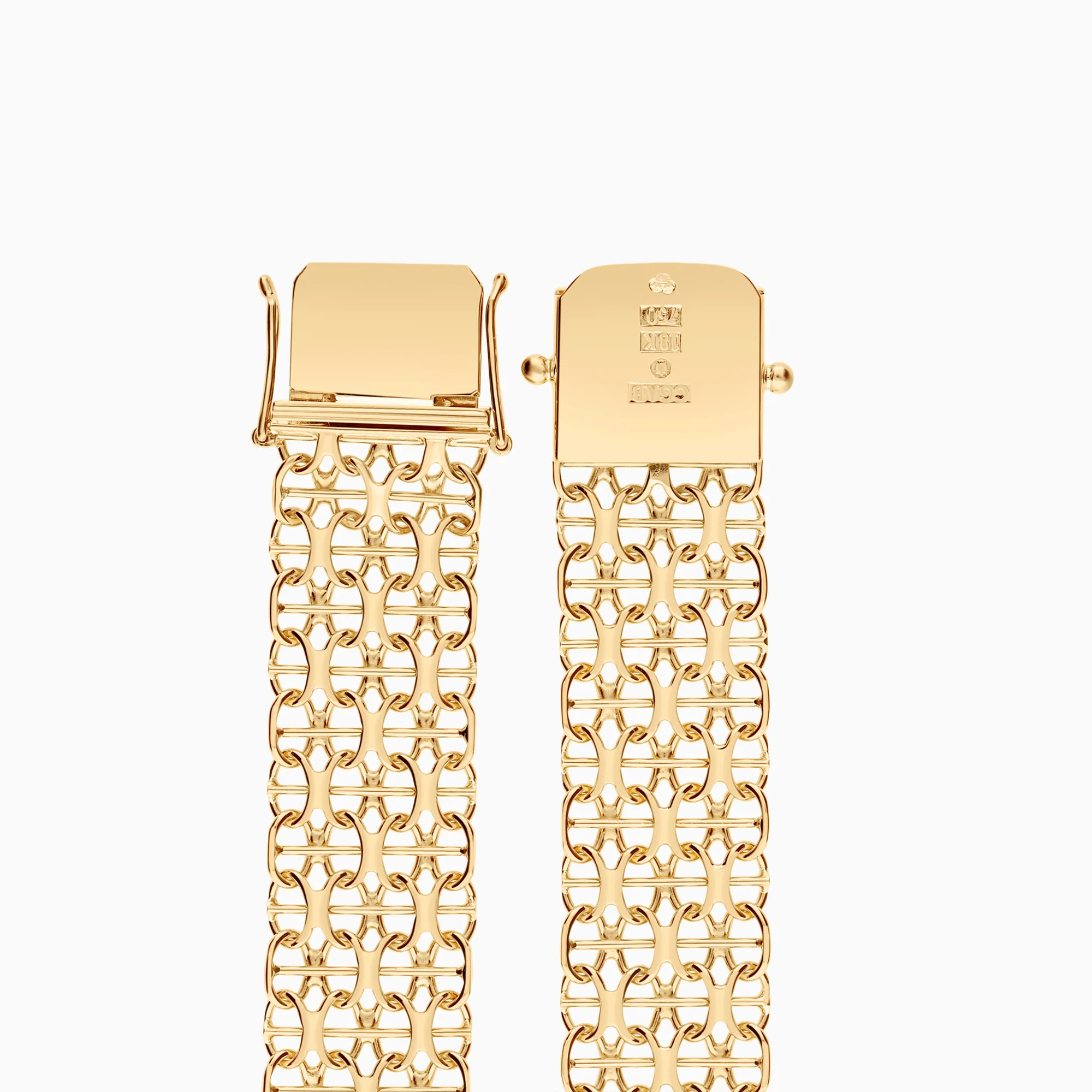 X-link with bar bracelet 15.66g 18K gold - Image 2