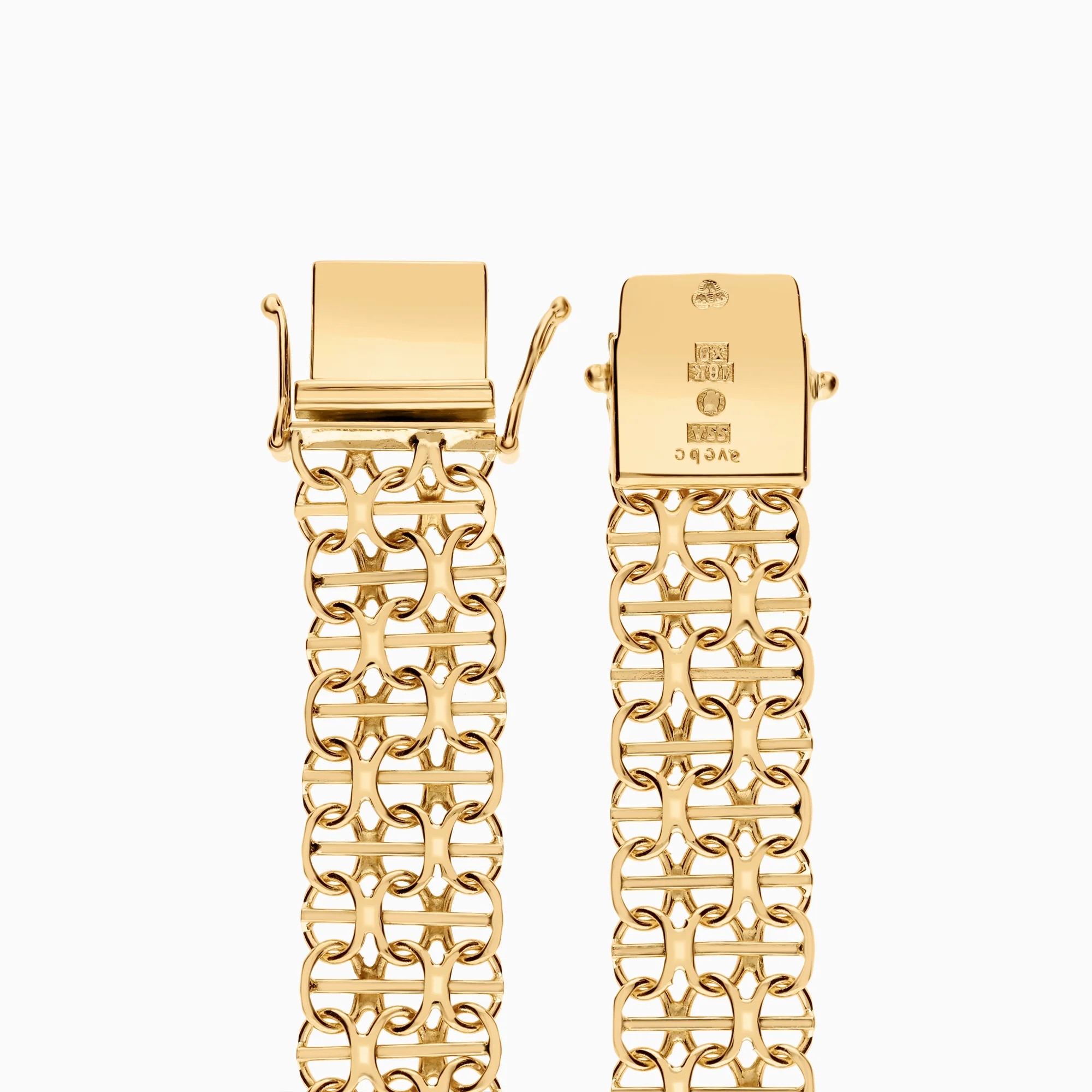 X-link with bar bracelet 15.70g 18K gold - Image 2