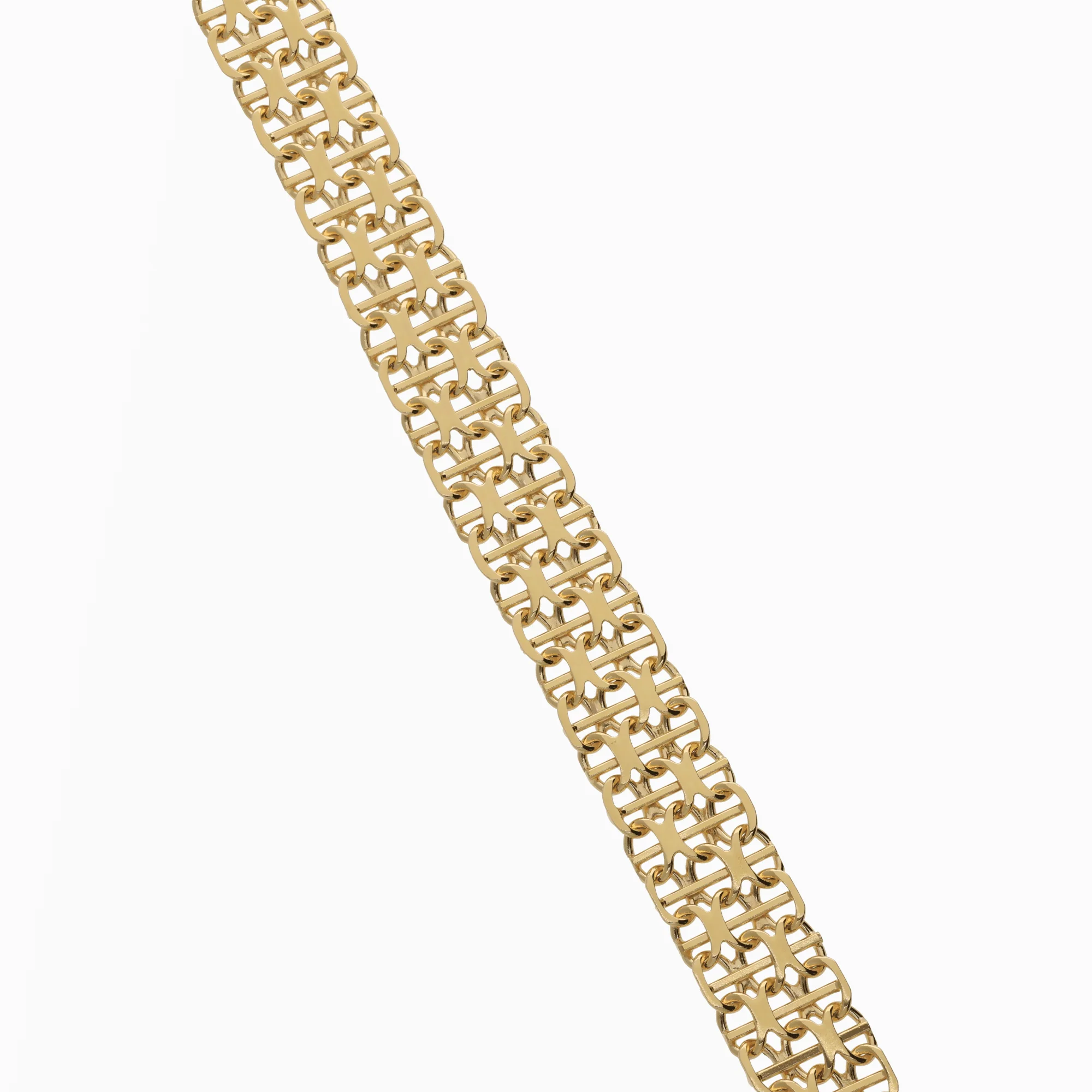 X-Link with Bar Bracelet 15.30g 18K Gold