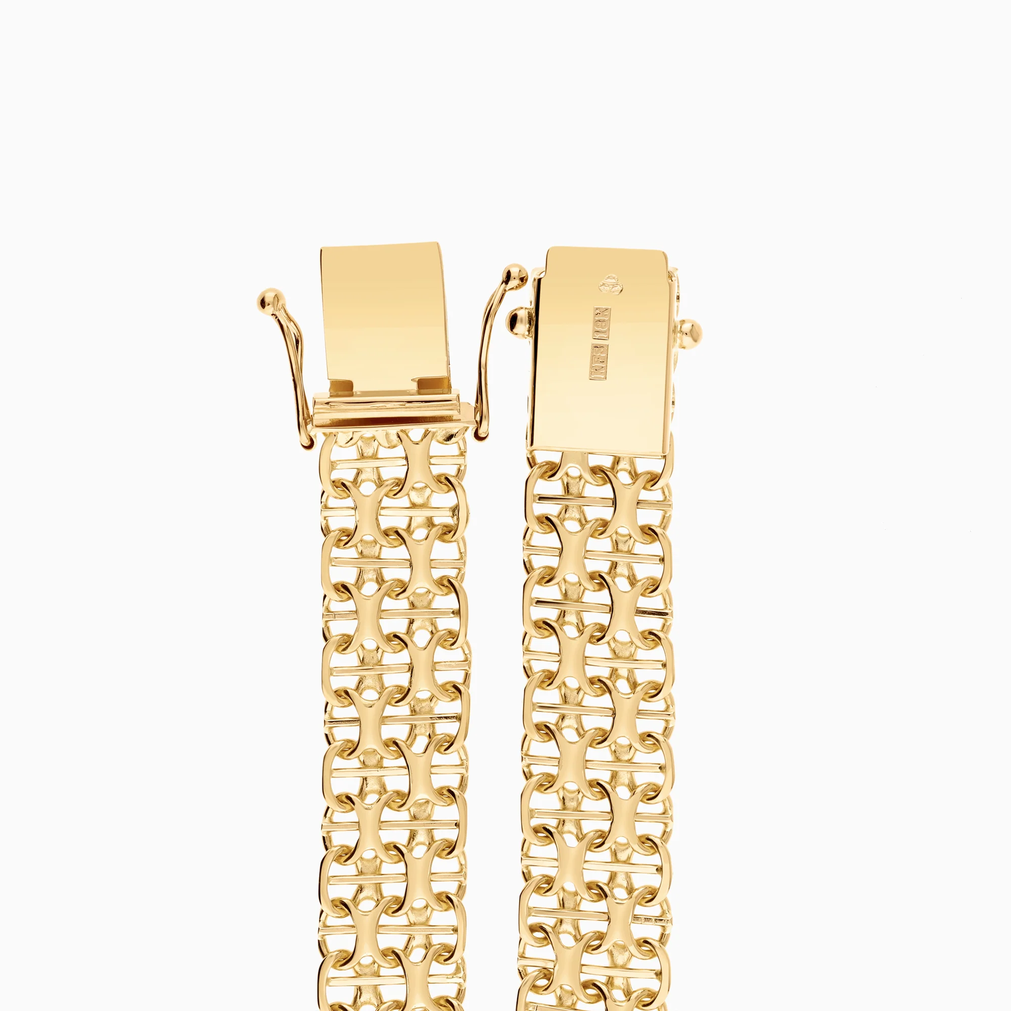 X-link with bar bracelet 16.39g 18K gold - Image 2