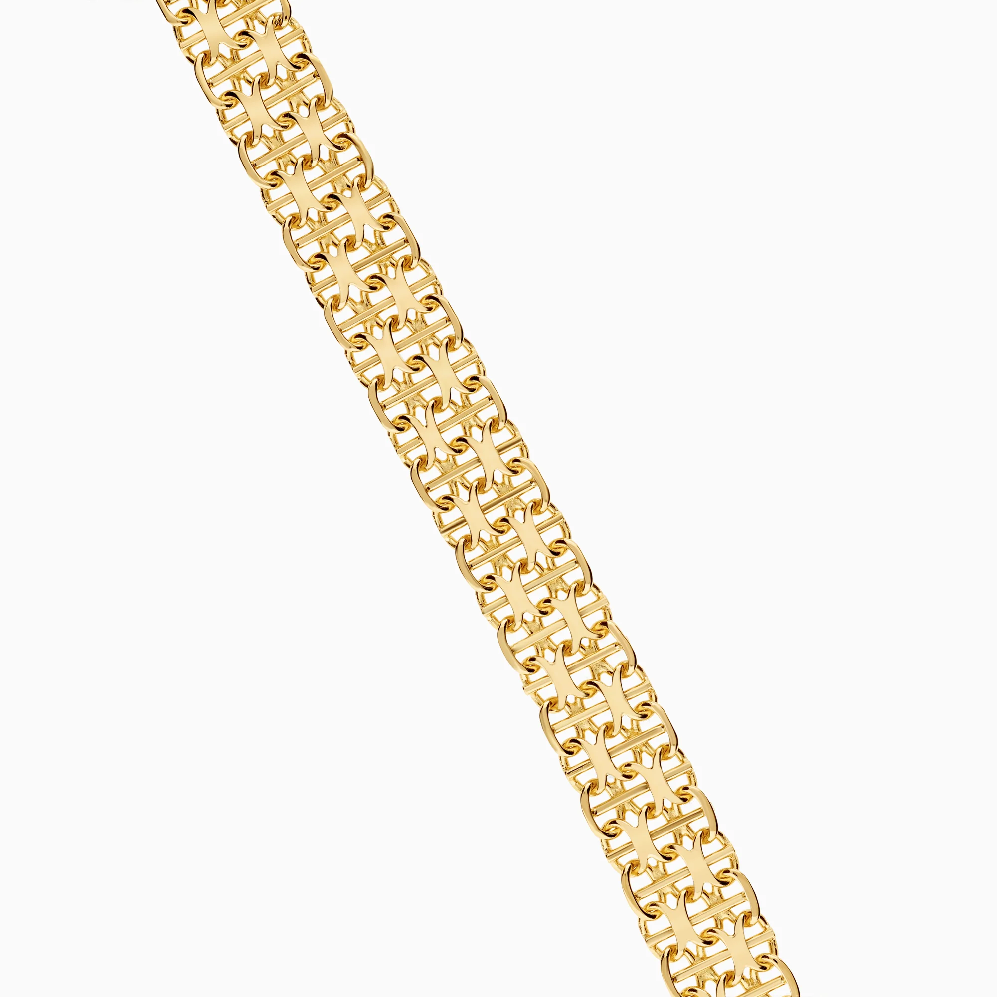 X-link with bar bracelet 18.13g 18K gold