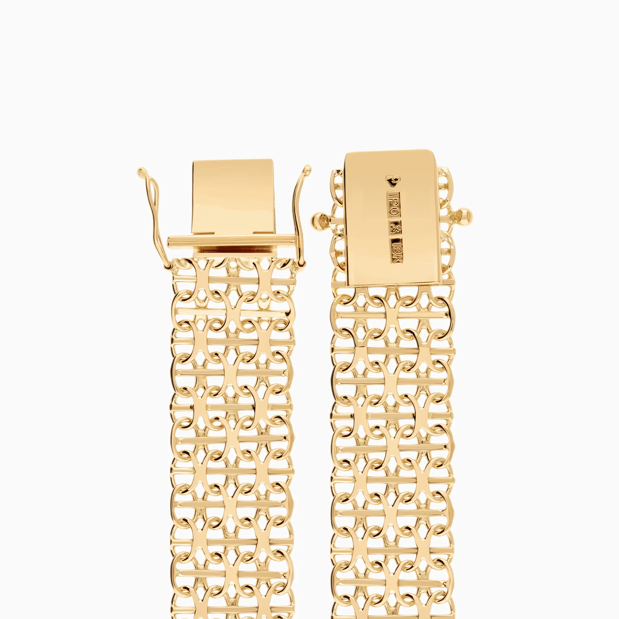 X-link with bar bracelet 19.41g 18K gold - Image 2