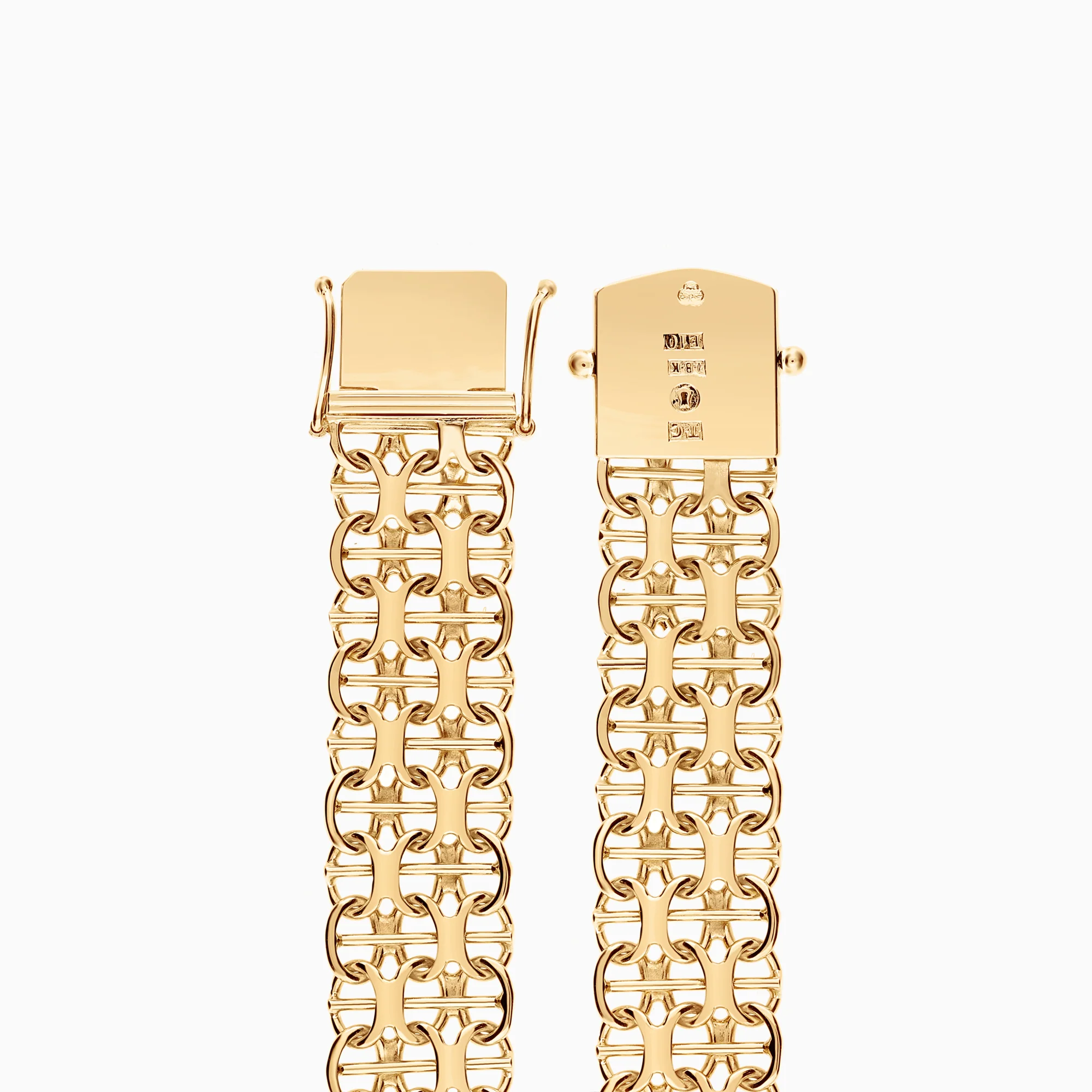 X-link with bar bracelet 19.91g 18K gold - Image 2