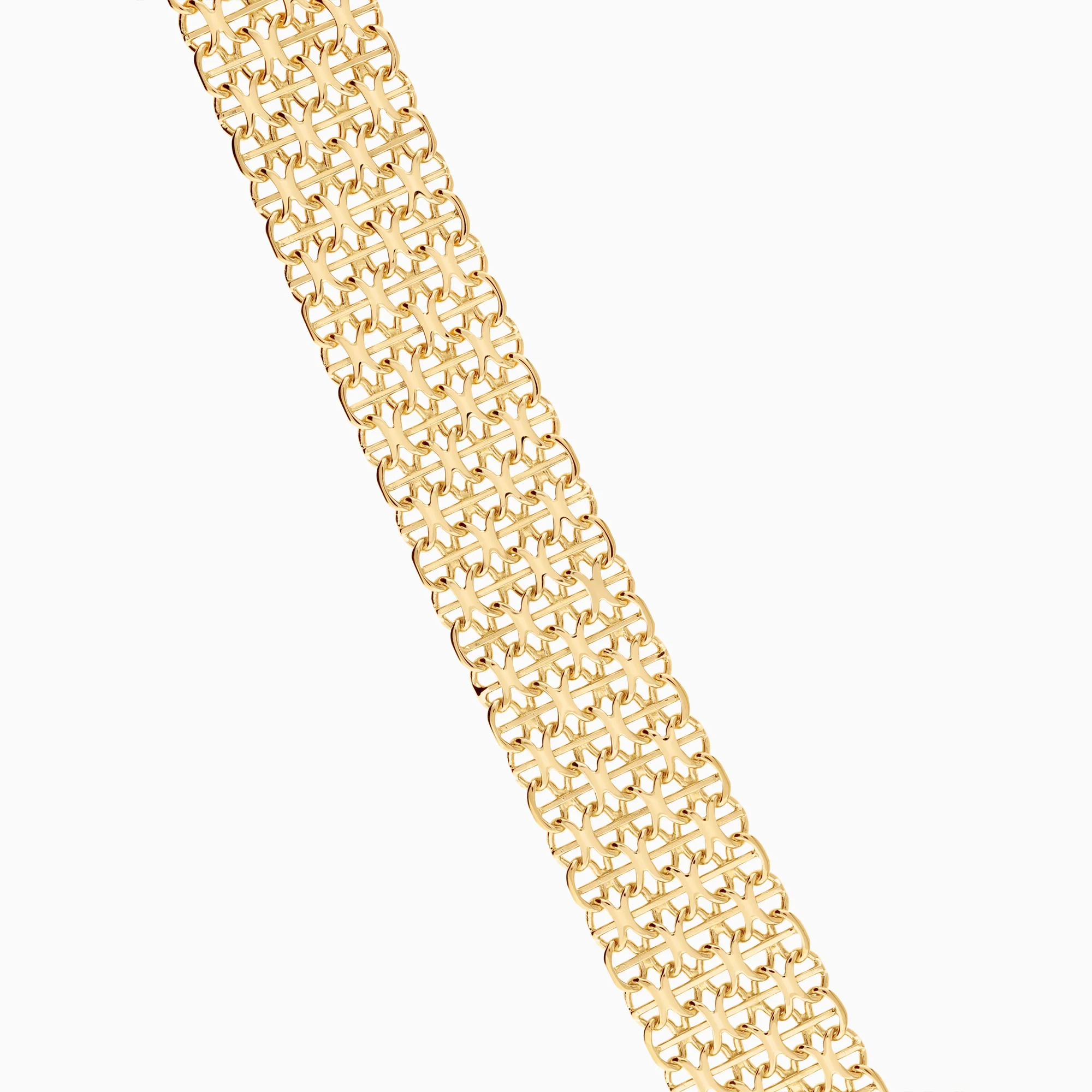 X-link with bar bracelet 19.96g 18K gold