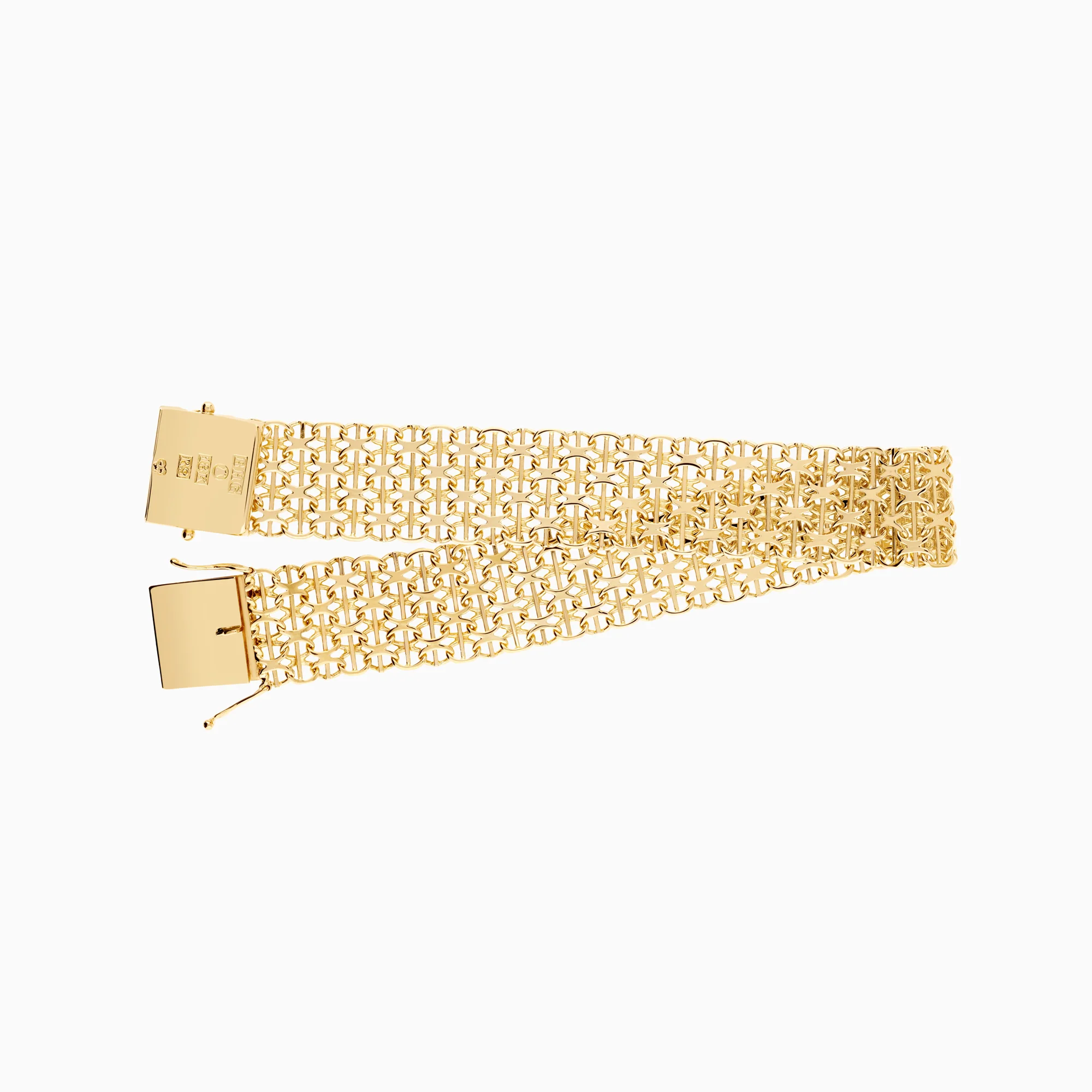 X-link with bar bracelet 19.96g 18K gold - Image 2