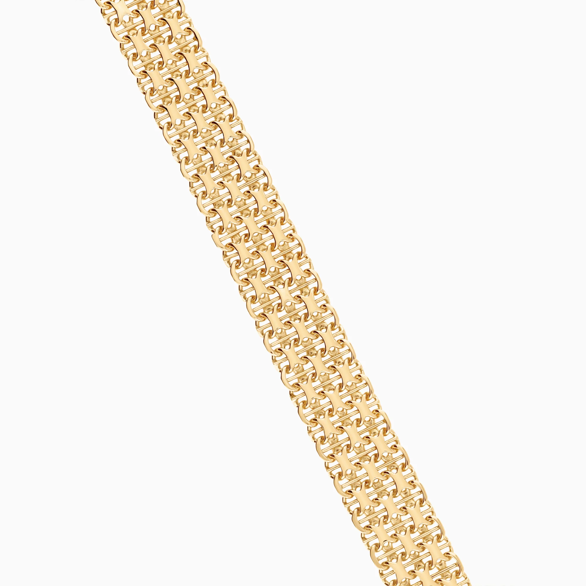 X-link with bar bracelet 20.83g 18K gold