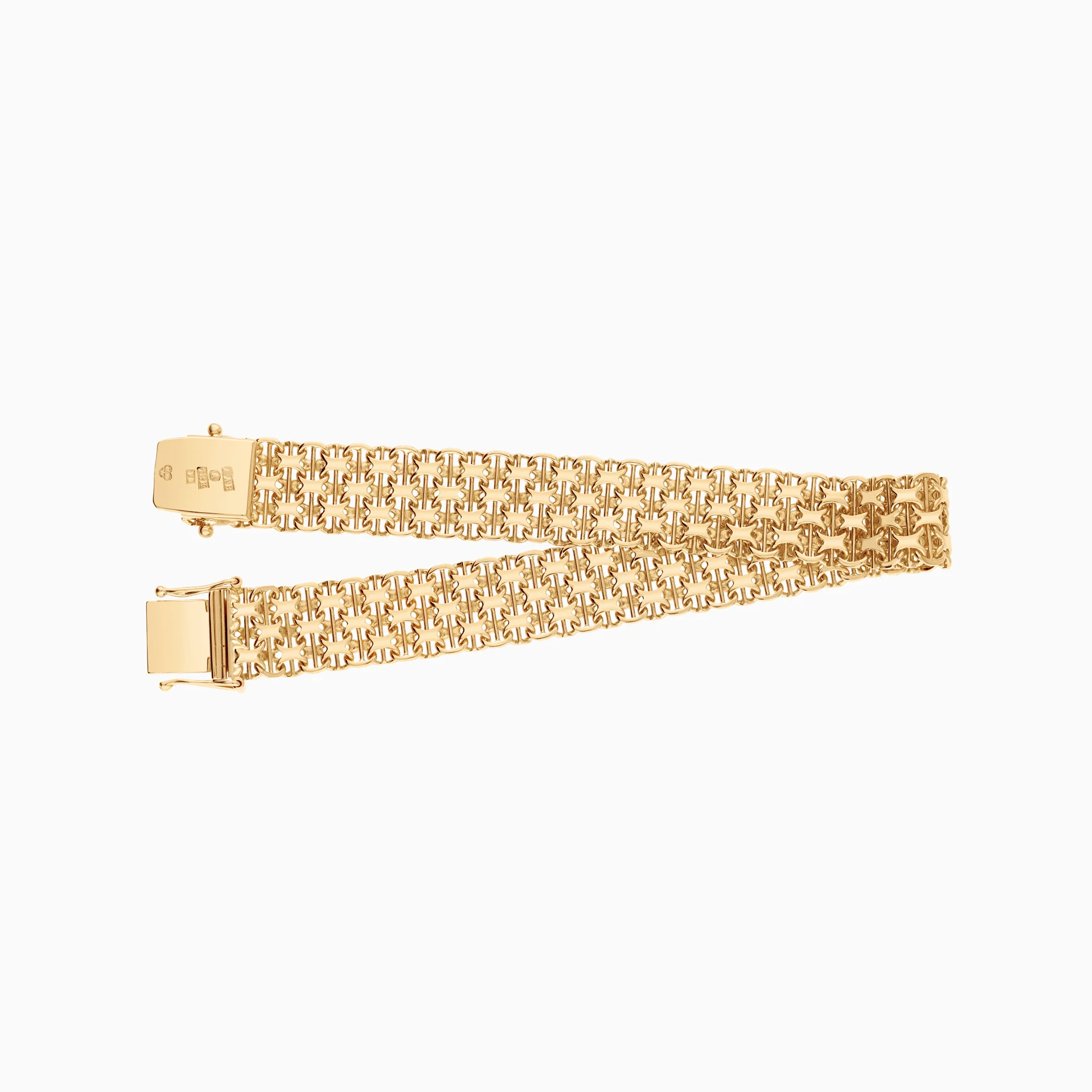 X-link with bar bracelet 20.83g 18K gold - Image 2