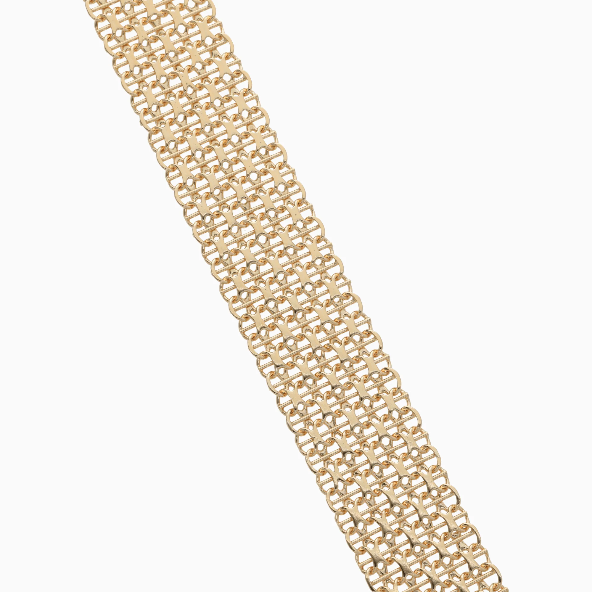 X-Link with Bar Bracelet 26.3g 18K Gold