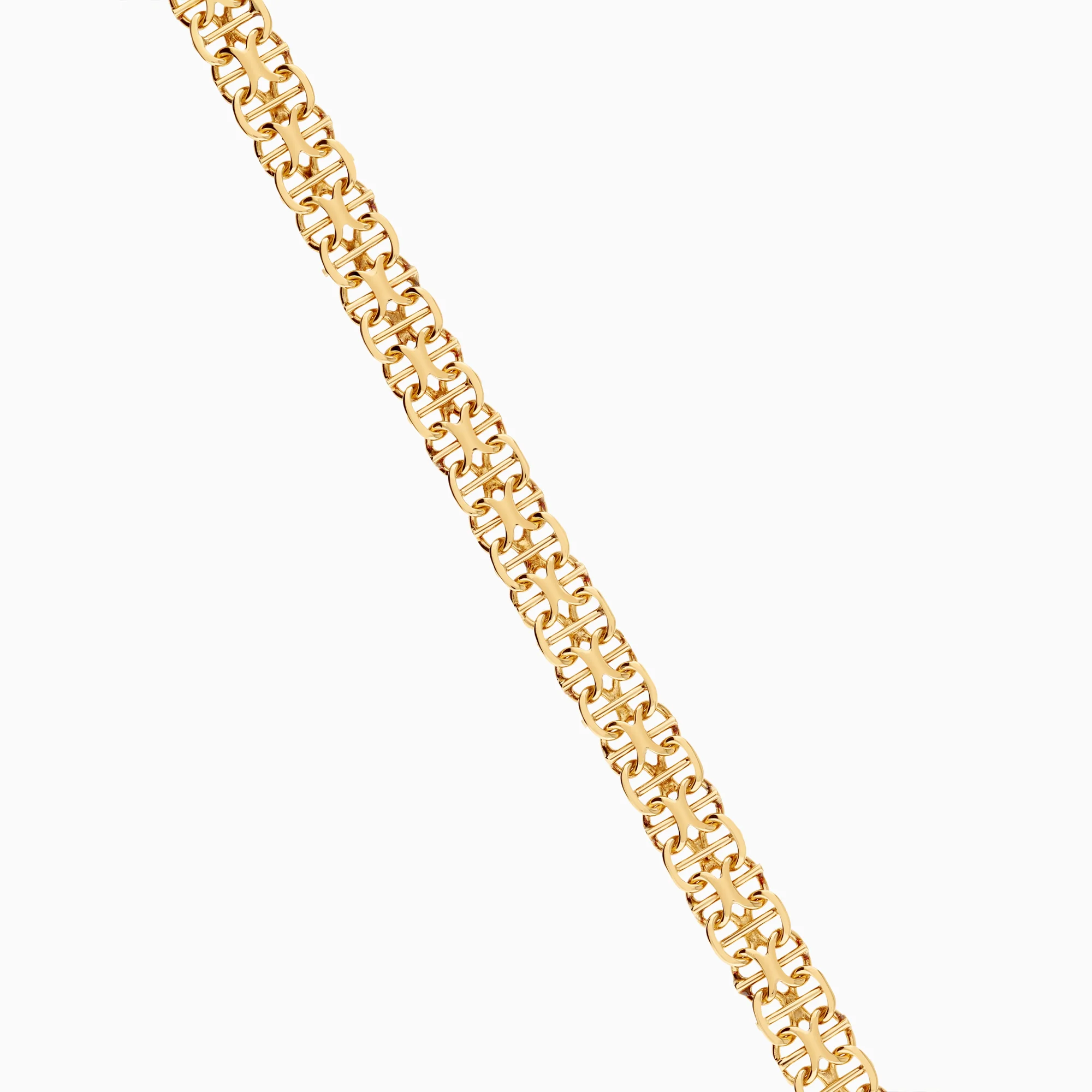 X-link with bar bracelet 8.32g 18K gold