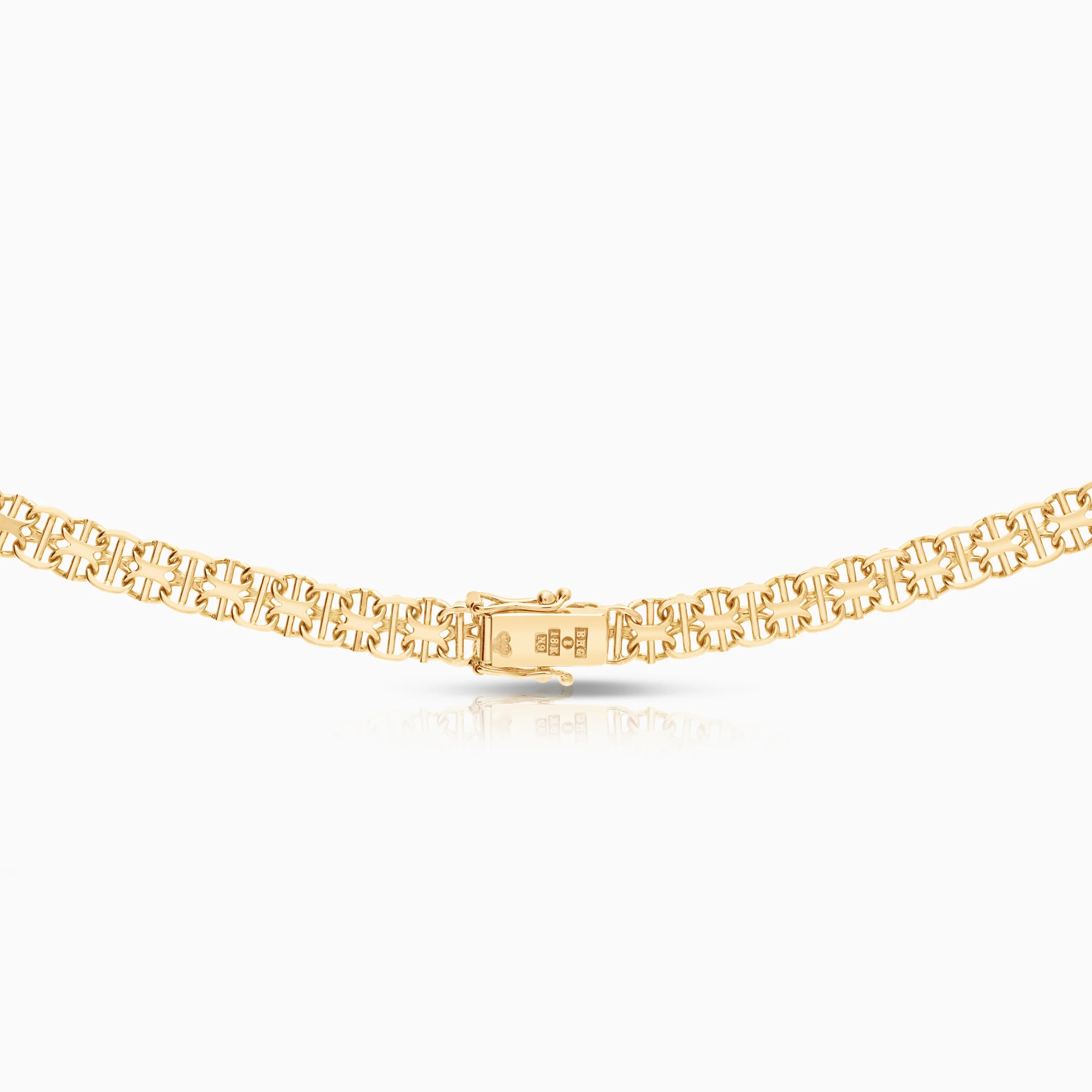 X-link bar necklace 21.94g 18K gold - Image 2